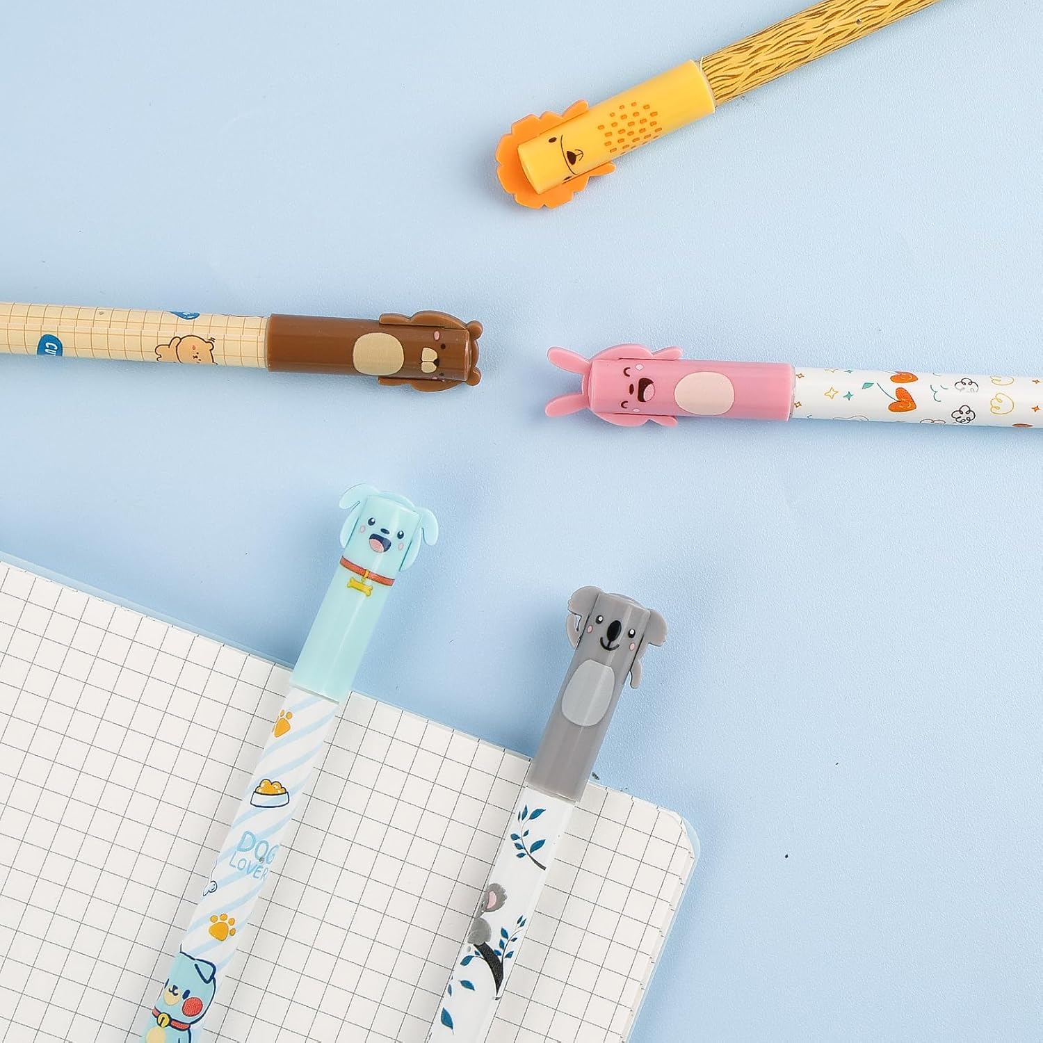 Bolígrafo borrable, azul bolígrafos borrables, 0,5 mm bolígrafos de gel borrables, T - Imagen 23 de 30