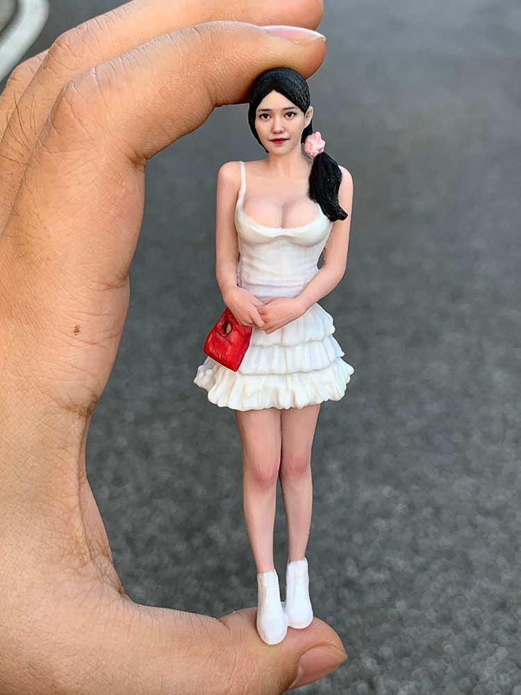 1/18 1/16 1/12 1/10 Niña Resina Figuras Diorama Modelo Para Coches Trenes - Imagen 26 de 114
