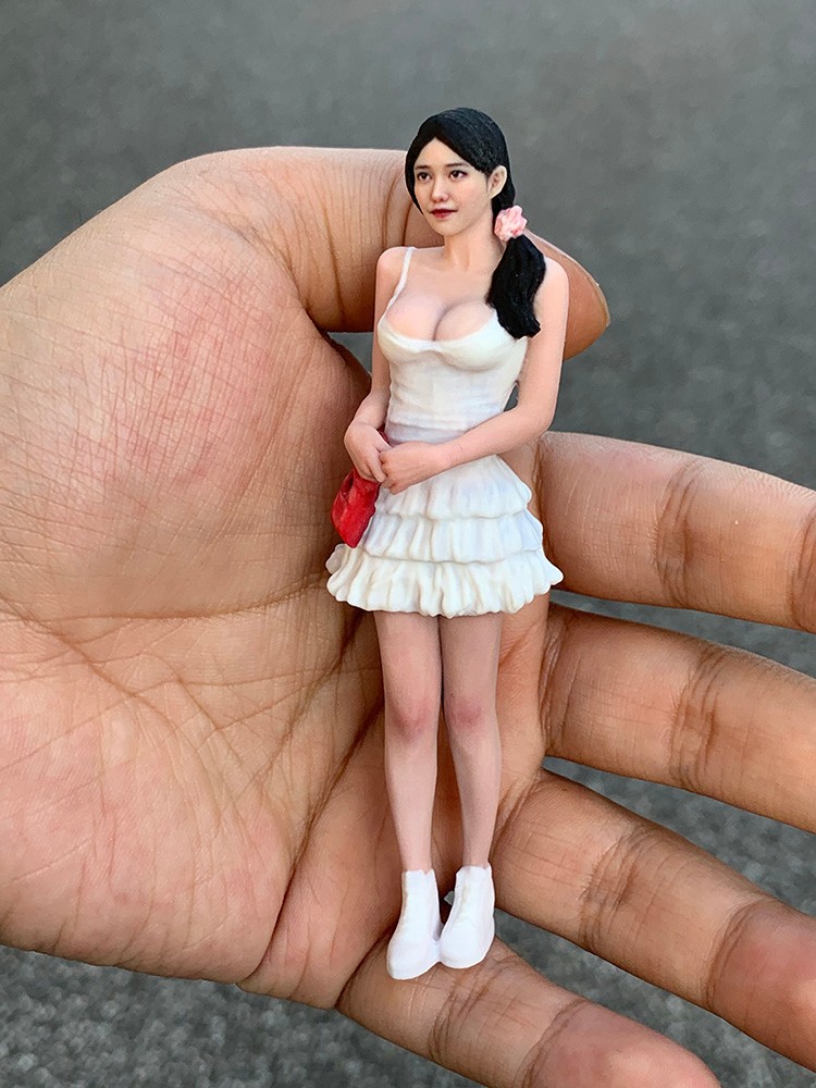 1/18 1/16 1/12 1/10 Niña Resina Figuras Diorama Modelo Para Coches Trenes - Imagen 29 de 114