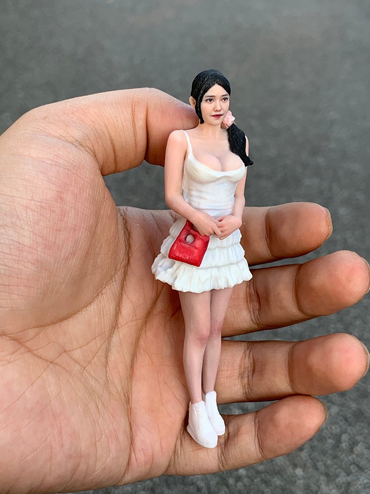 1/18 1/16 1/12 1/10 Niña Resina Figuras Diorama Modelo Para Coches Trenes - Imagen 32 de 114