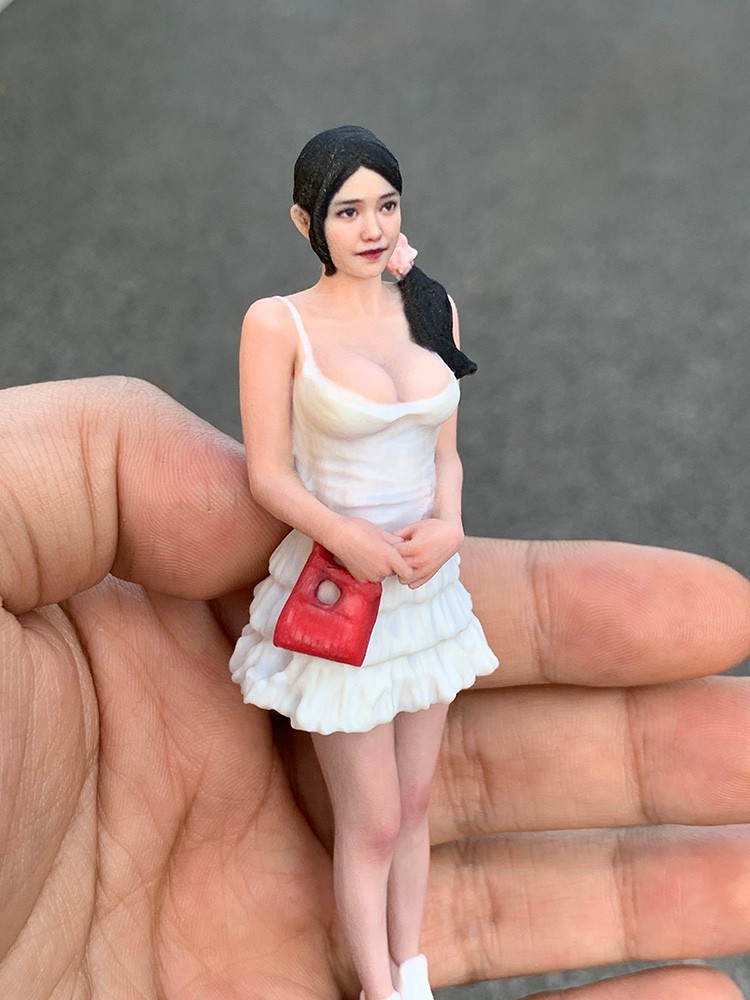 1/18 1/16 1/12 1/10 Niña Resina Figuras Diorama Modelo Para Coches Trenes - Imagen 33 de 114