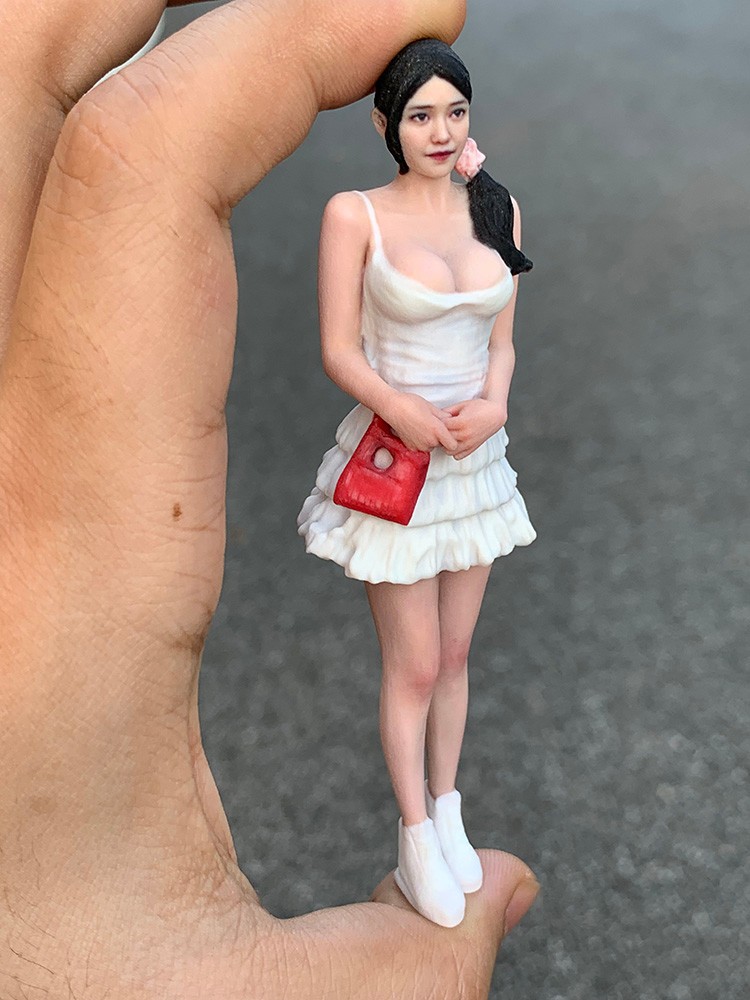 1/18 1/16 1/12 1/10 Niña Resina Figuras Diorama Modelo Para Coches Trenes - Imagen 34 de 114