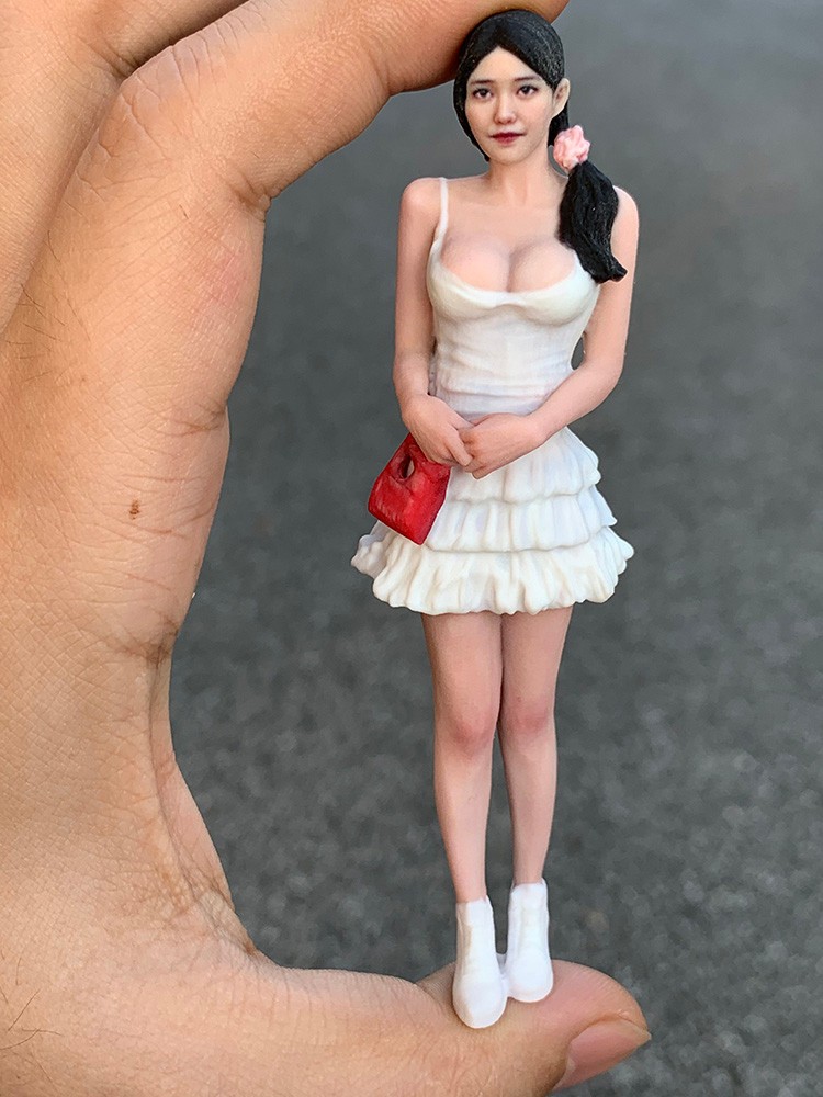 1/18 1/16 1/12 1/10 Niña Resina Figuras Diorama Modelo Para Coches Trenes - Imagen 35 de 114