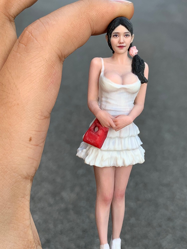 1/18 1/16 1/12 1/10 Niña Resina Figuras Diorama Modelo Para Coches Trenes - Imagen 36 de 114