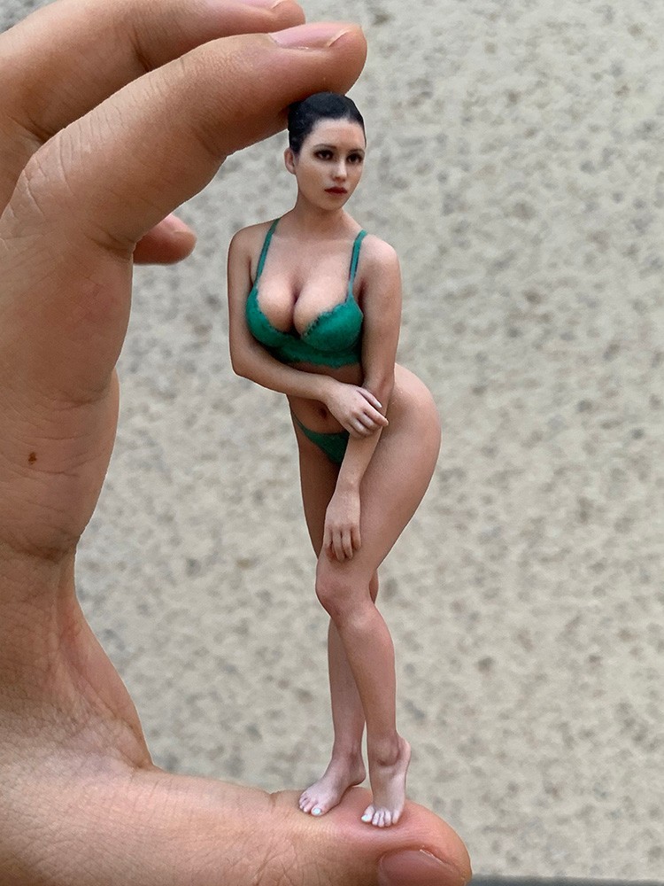 1/18 1/16 1/12 1/10 Niña Resina Figuras Diorama Modelo Para Coches Trenes - Imagen 91 de 114