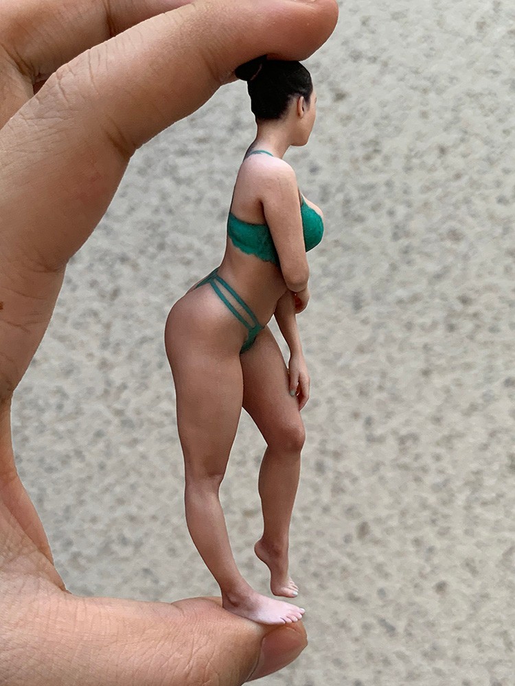 1/18 1/16 1/12 1/10 Niña Resina Figuras Diorama Modelo Para Coches Trenes - Imagen 93 de 114