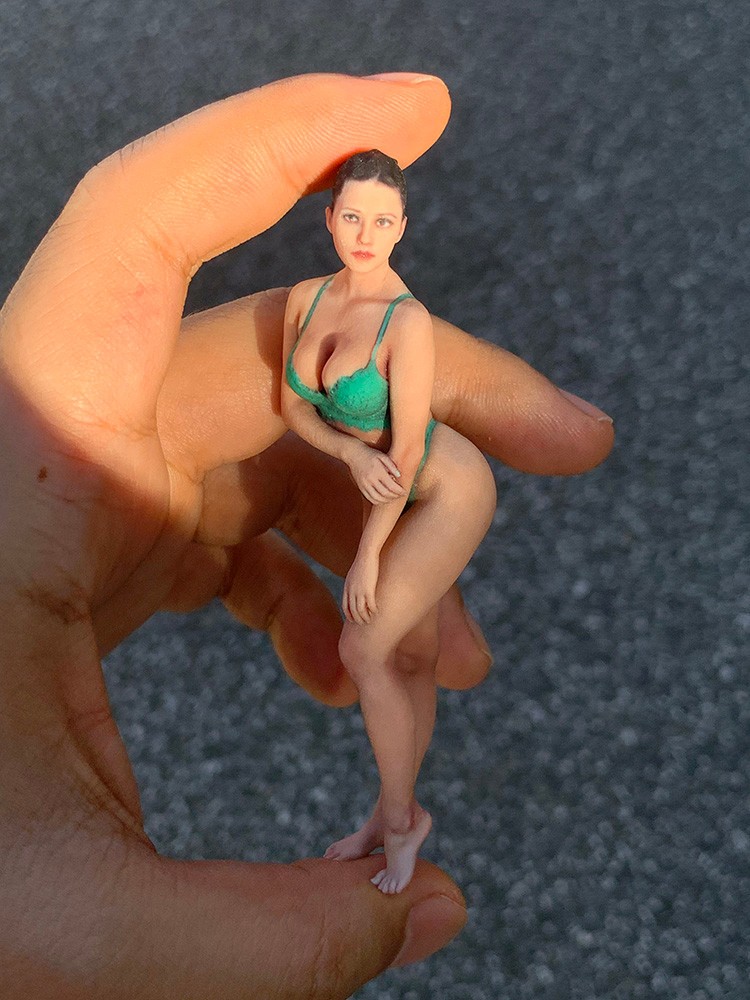 1/18 1/16 1/12 1/10 Niña Resina Figuras Diorama Modelo Para Coches Trenes - Imagen 97 de 114