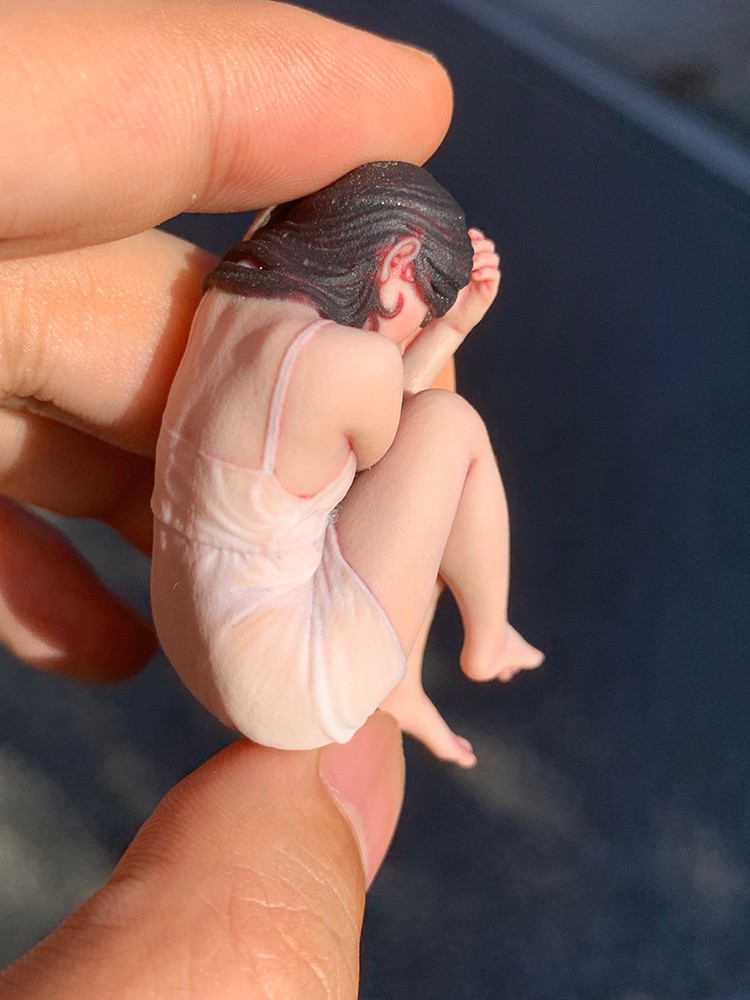 1/18 1/16 1/12 1/10 Niña Resina Figuras Diorama Modelo Para Coches Trenes - Imagen 111 de 114