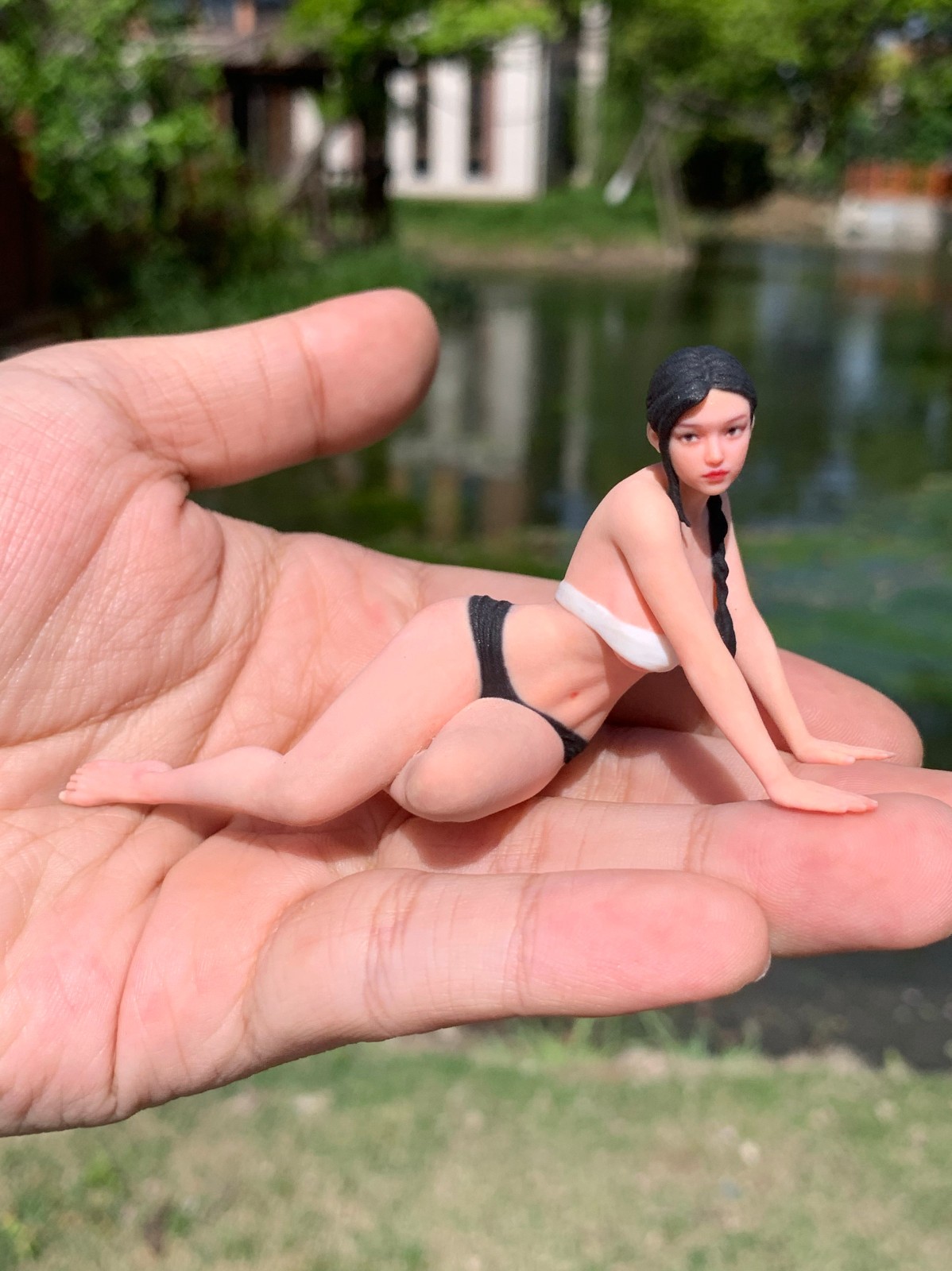 1/18 1/16 1/12 1/10 Girl Resin Figurines Figures Diorama Model For Cars Trains - Picture 2 of 135