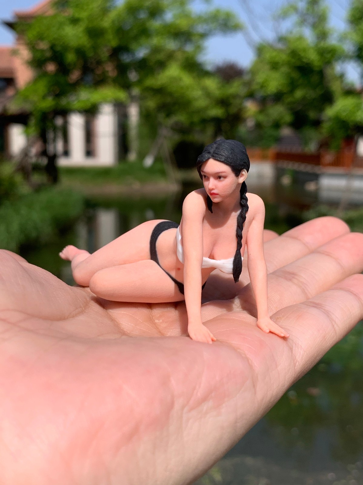 1/18 1/16 1/12 1/10 Girl Resin Figurines Figures Diorama Model For Cars Trains - Picture 13 of 135