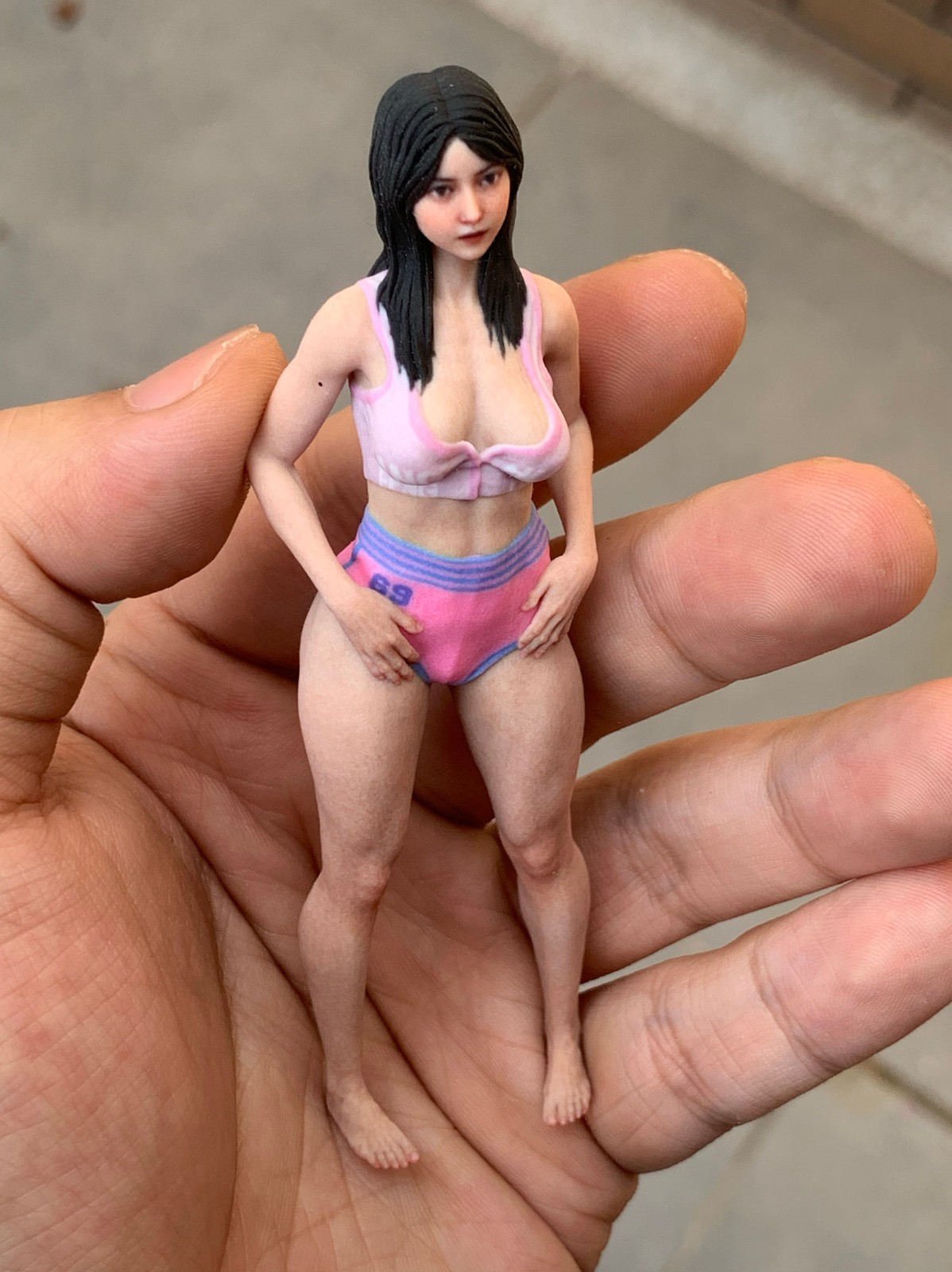 1/18 1/16 1/12 1/10 Girl Resin Figurines Figures Diorama Model For Cars Trains - Picture 27 of 135