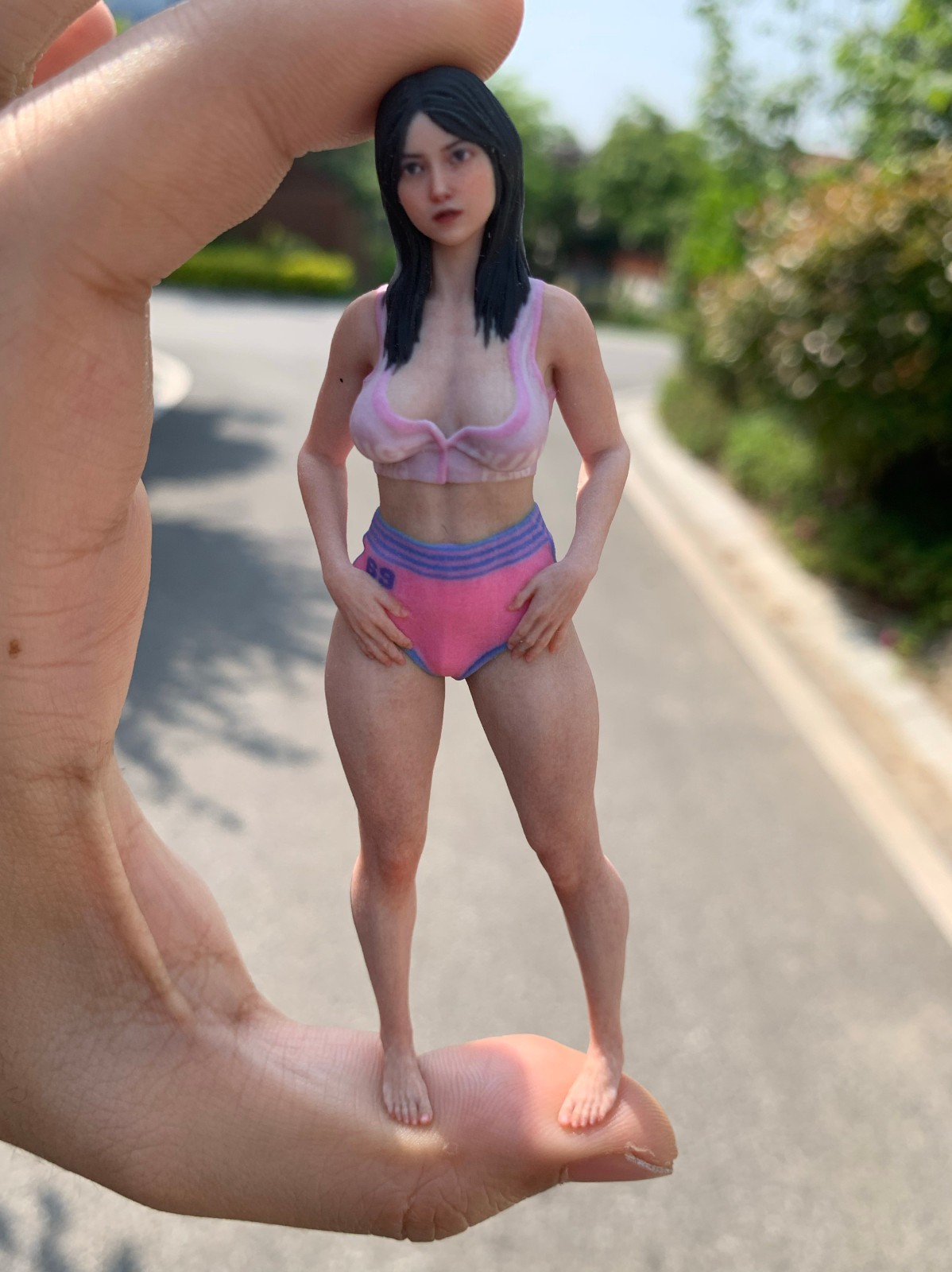 1/18 1/16 1/12 1/10 Girl Resin Figurines Figures Diorama Model For Cars Trains - Picture 31 of 135