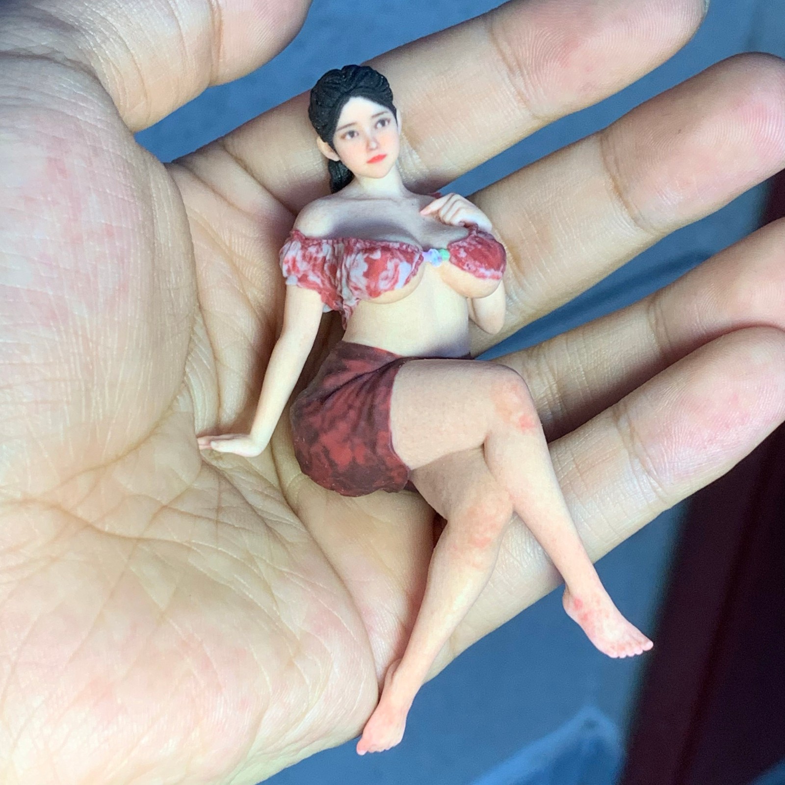 1/18 1/16 1/12 1/10 Girl Resin Figurines Figures Diorama Model For Cars Trains - Picture 43 of 135