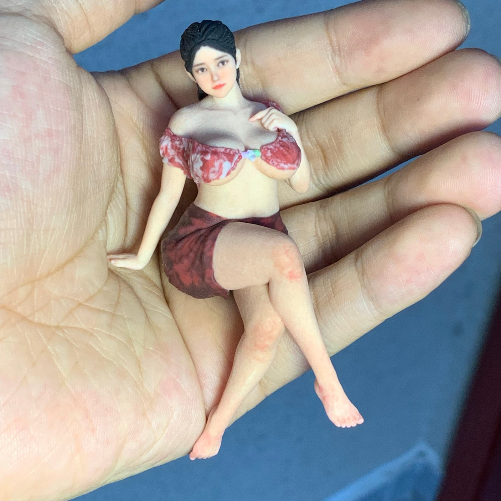 1/18 1/16 1/12 1/10 Girl Resin Figurines Figures Diorama Model For Cars Trains - Picture 44 of 135