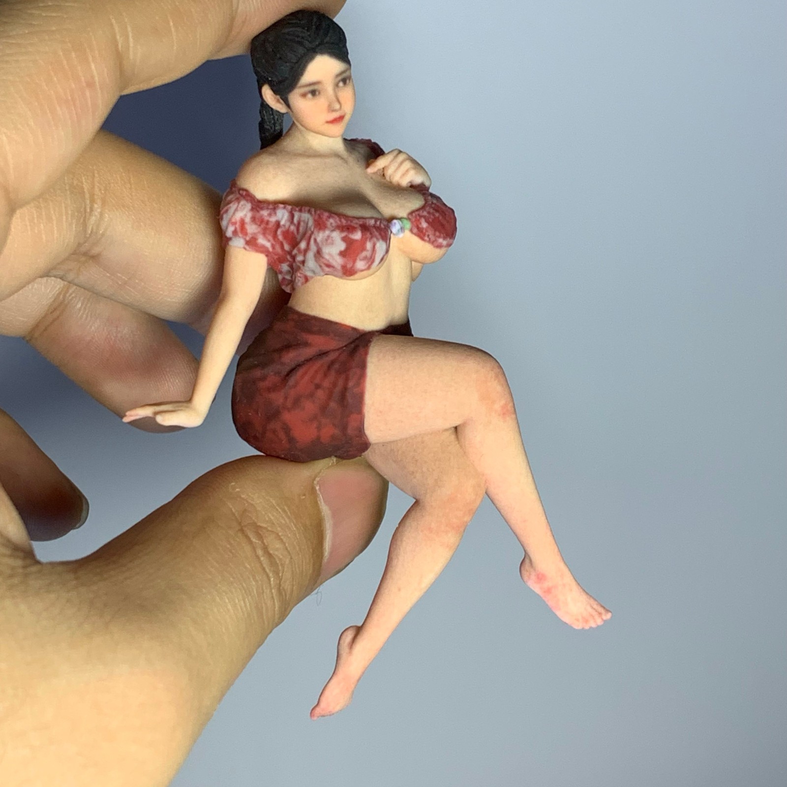 1/18 1/16 1/12 1/10 Girl Resin Figurines Figures Diorama Model For Cars Trains - Picture 45 of 135