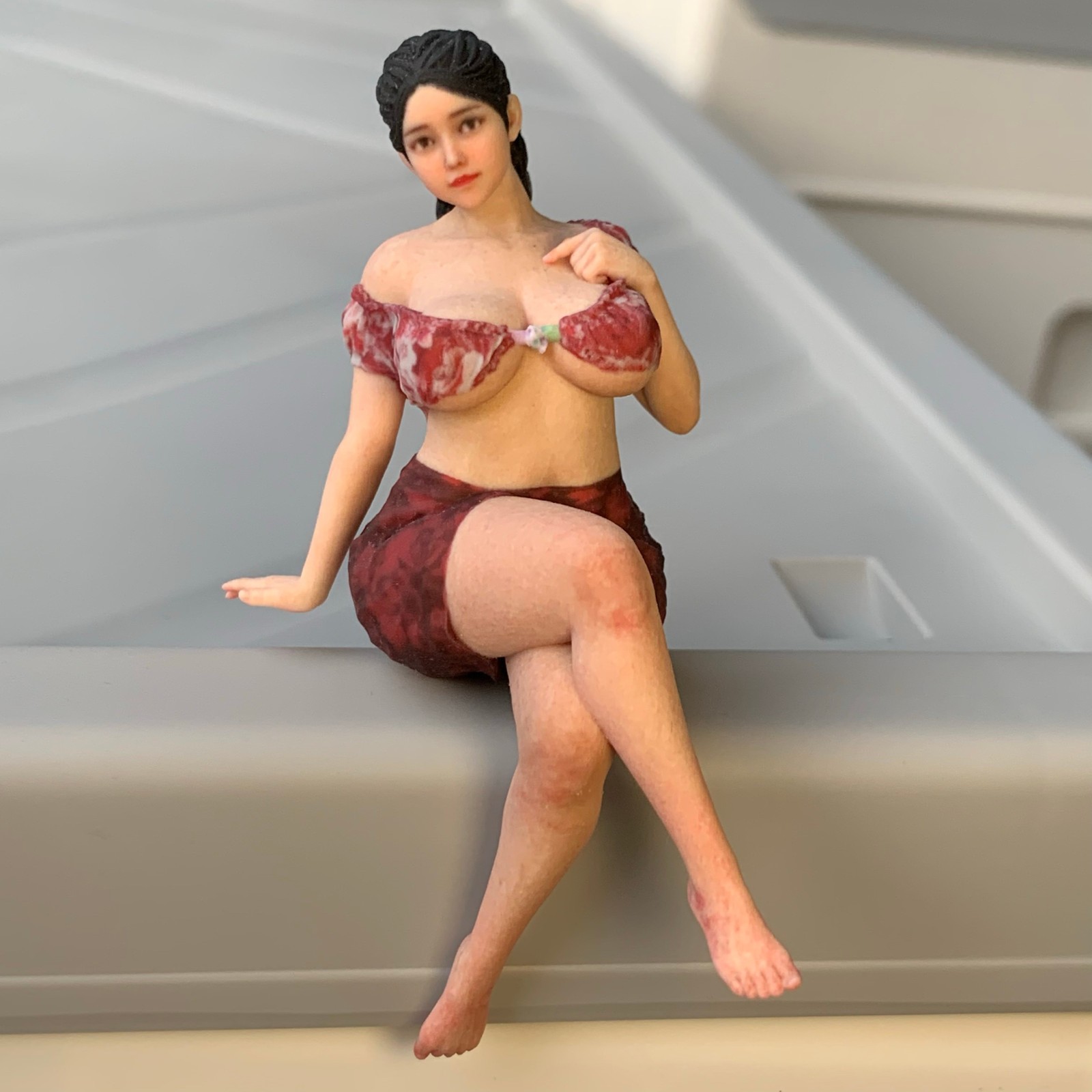 1/18 1/16 1/12 1/10 Girl Resin Figurines Figures Diorama Model For Cars Trains - Picture 46 of 135