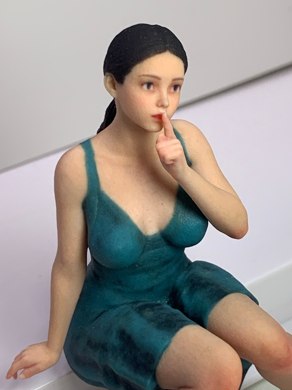 1/18 1/16 1/12 1/10 Girl Resin Figurines Figures Diorama Model For Cars Trains - Picture 51 of 135