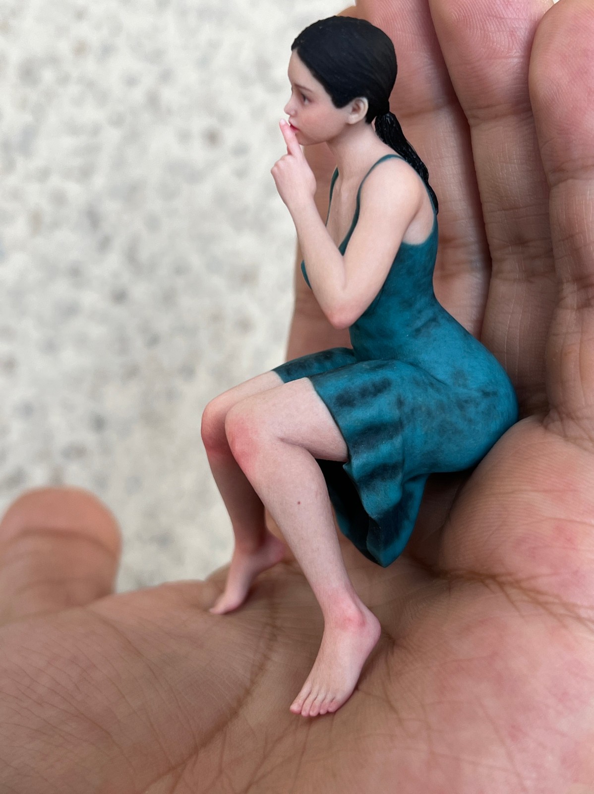 1/18 1/16 1/12 1/10 Girl Resin Figurines Figures Diorama Model For Cars Trains - Picture 52 of 135