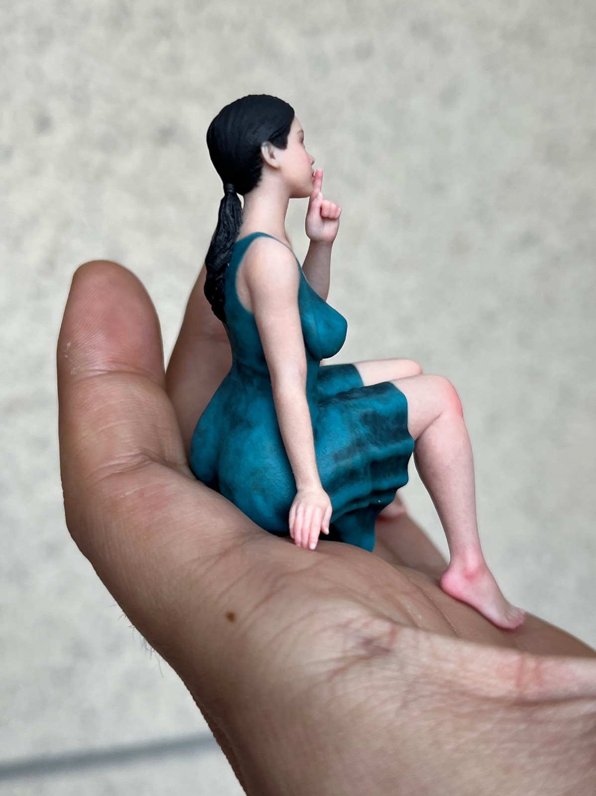 1/18 1/16 1/12 1/10 Girl Resin Figurines Figures Diorama Model For Cars Trains - Picture 56 of 135