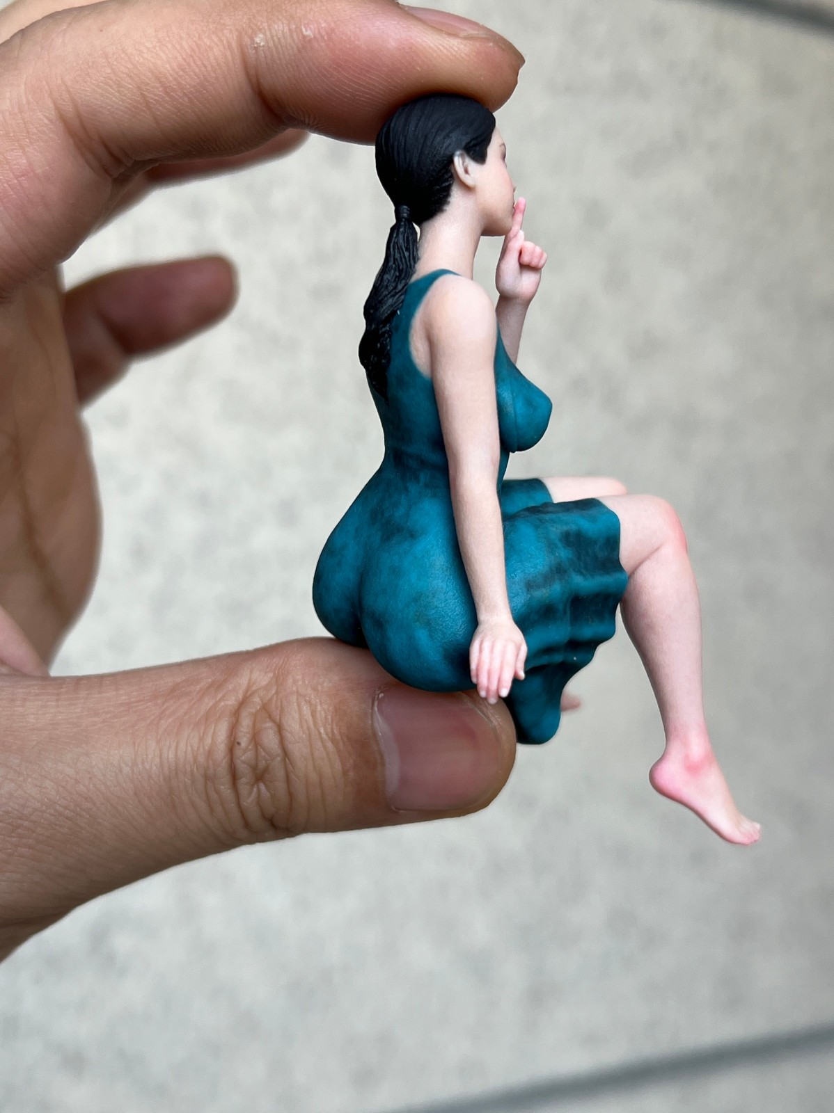 1/18 1/16 1/12 1/10 Girl Resin Figurines Figures Diorama Model For Cars Trains - Picture 57 of 135