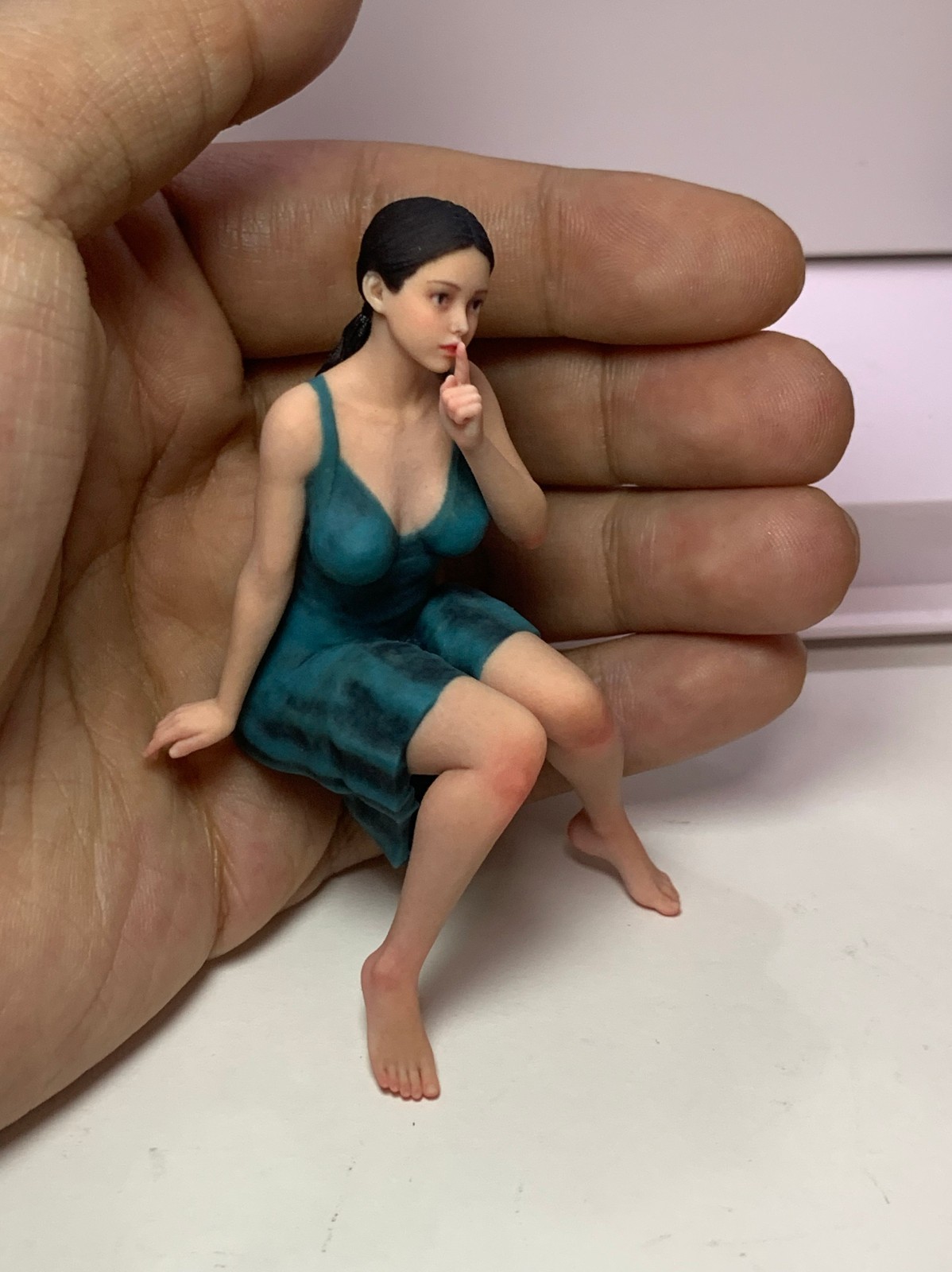 1/18 1/16 1/12 1/10 Girl Resin Figurines Figures Diorama Model For Cars Trains - Picture 60 of 135