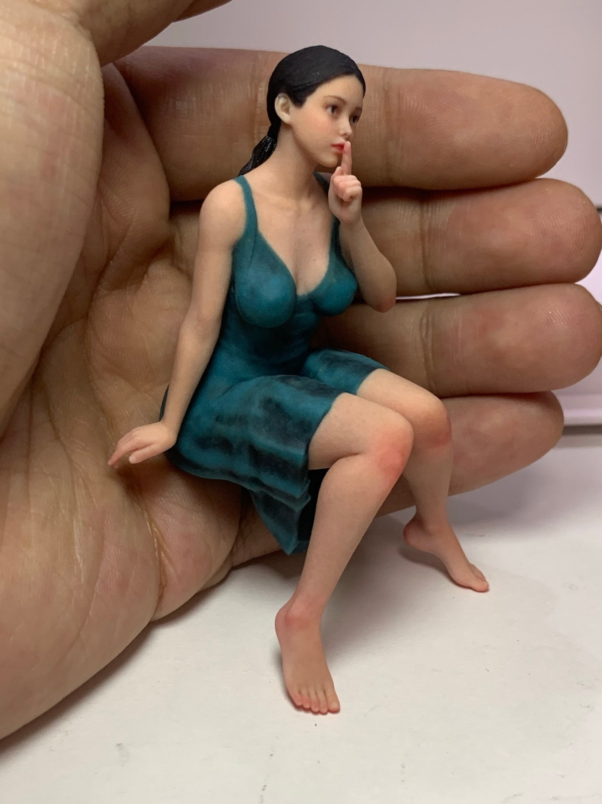 1/18 1/16 1/12 1/10 Girl Resin Figurines Figures Diorama Model For Cars Trains - Picture 61 of 135