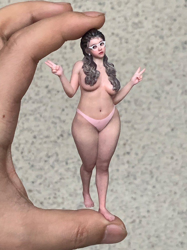 1/18 1/16 1/12 1/10 Girl Resin Figurines Figures Diorama Model For Cars Trains - Picture 126 of 135