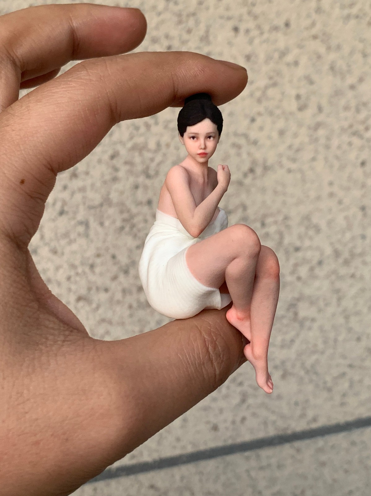 1/18 1/16 1/12 1/10 Niñas Resina Figuras Estatuillas Diorama Modelos Coches Trenes Decoración - Imagen 41 de 136