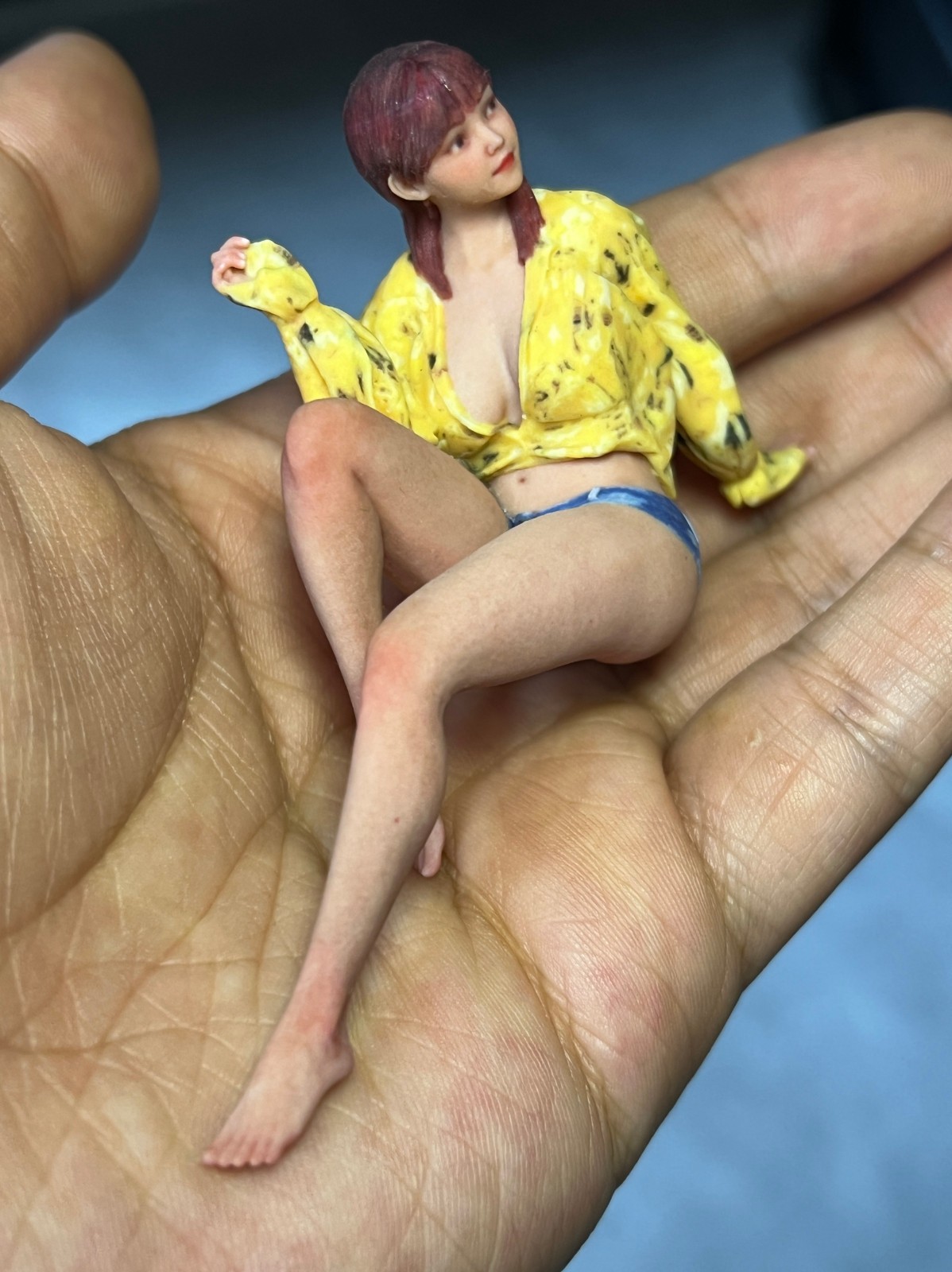 1/18 1/16 1/12 1/10 Niñas Resina Figuras Estatuillas Diorama Modelos Coches Trenes Decoración - Imagen 103 de 136