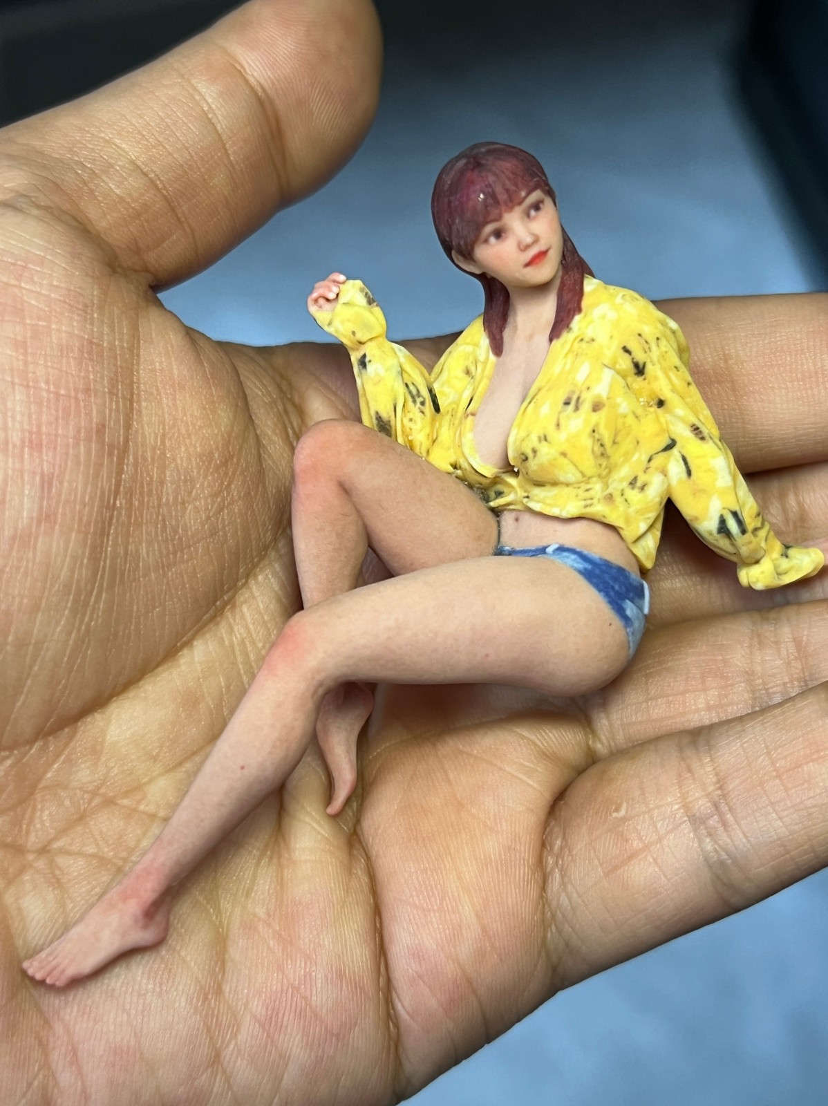 1/18 1/16 1/12 1/10 Niñas Resina Figuras Estatuillas Diorama Modelos Coches Trenes Decoración - Imagen 110 de 136