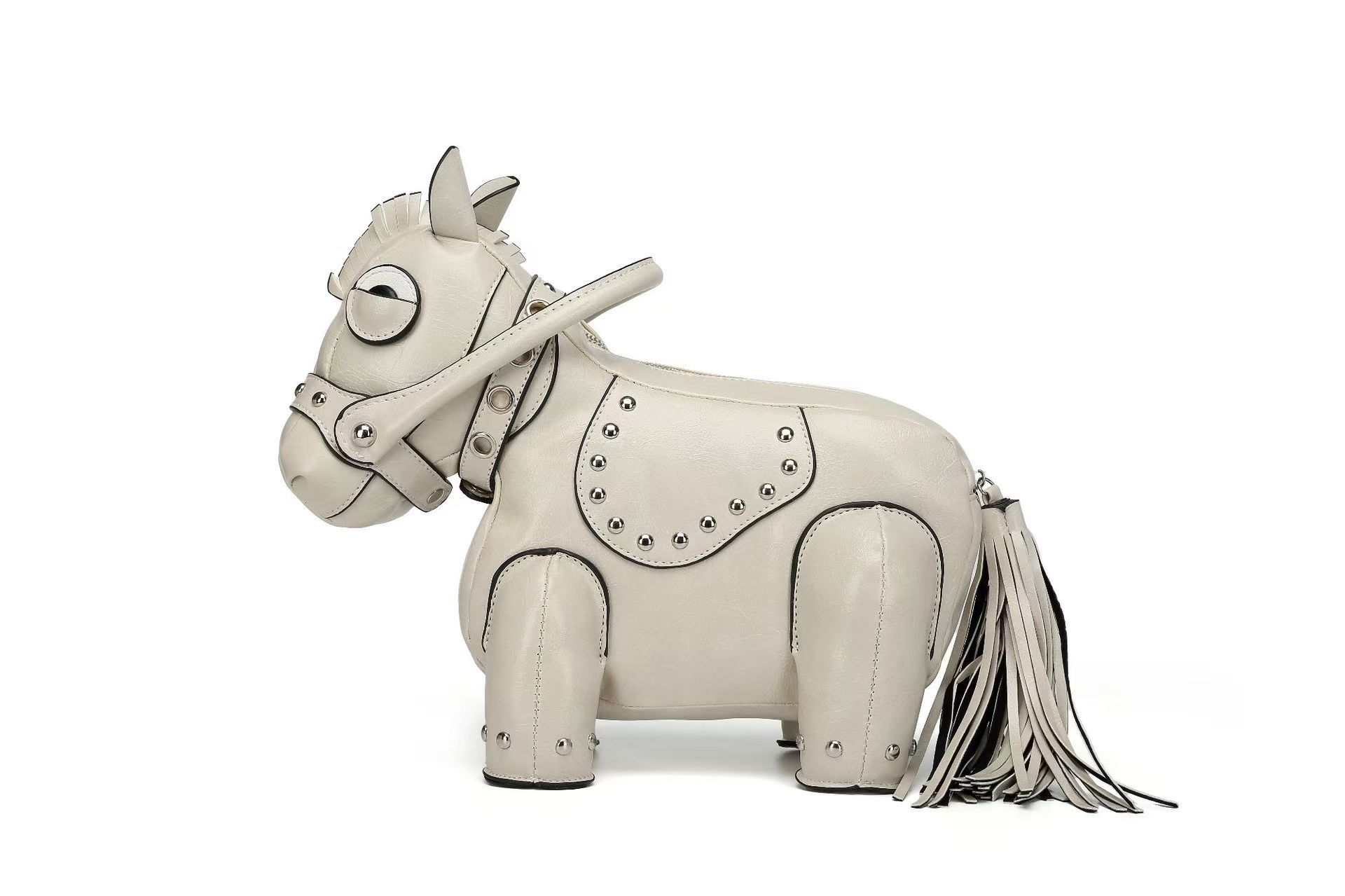 Borsa messenger personalità creativa pony forma animale borsa a tracolla design senso - Foto 22 di 24