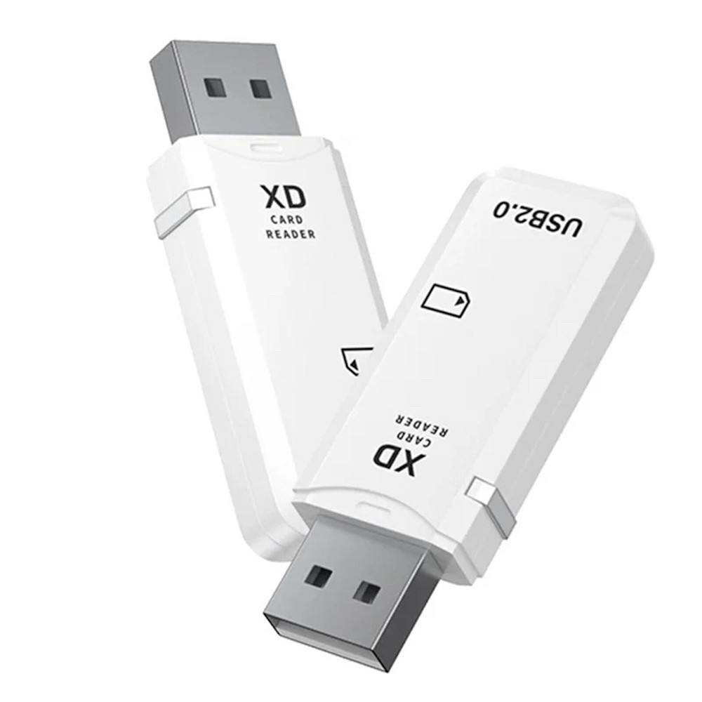 XD Card Reader Photos Memory Adapter + USB C Converter for Olympus Fuji Cameras