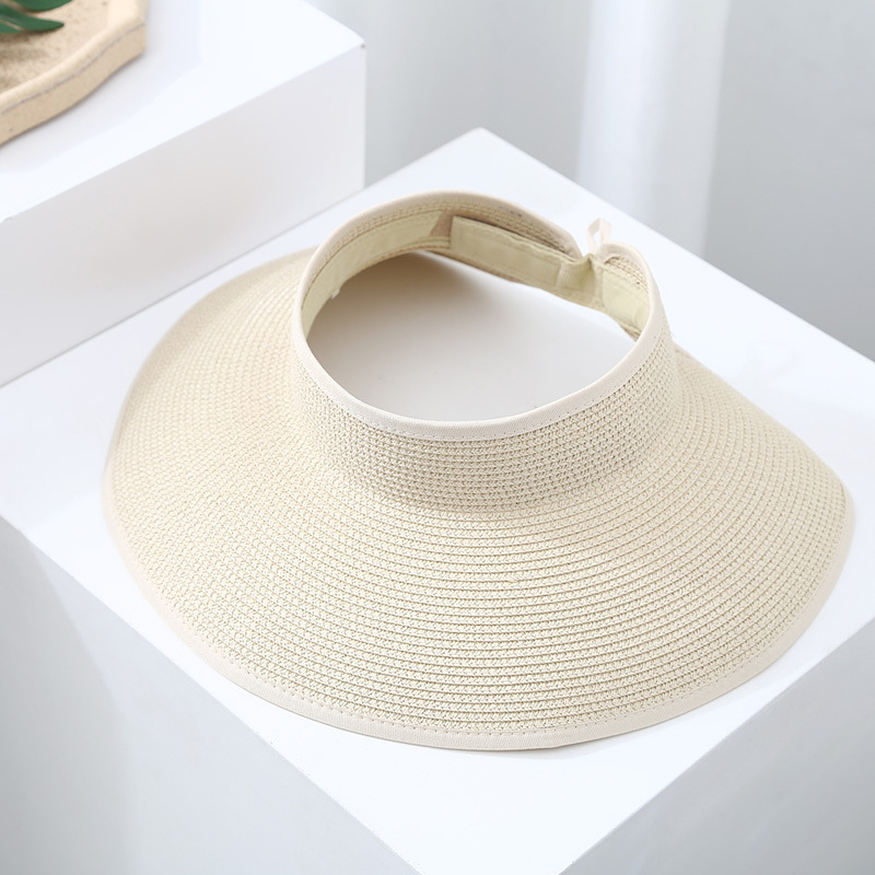 Foldable Cap for Sun Protection – Wide Brim Straw Hat Perfect for Summer - Picture 27 of 27