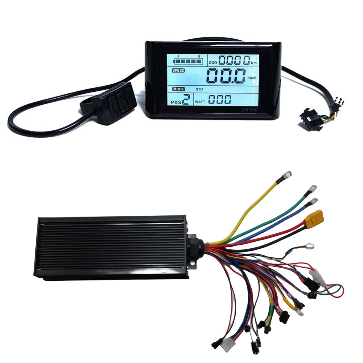Controlador sinusoidal para bicicleta 48V-72V 2000-3000 60A 18MOSFET con pantalla LCD a color - Imagen 10 de 10