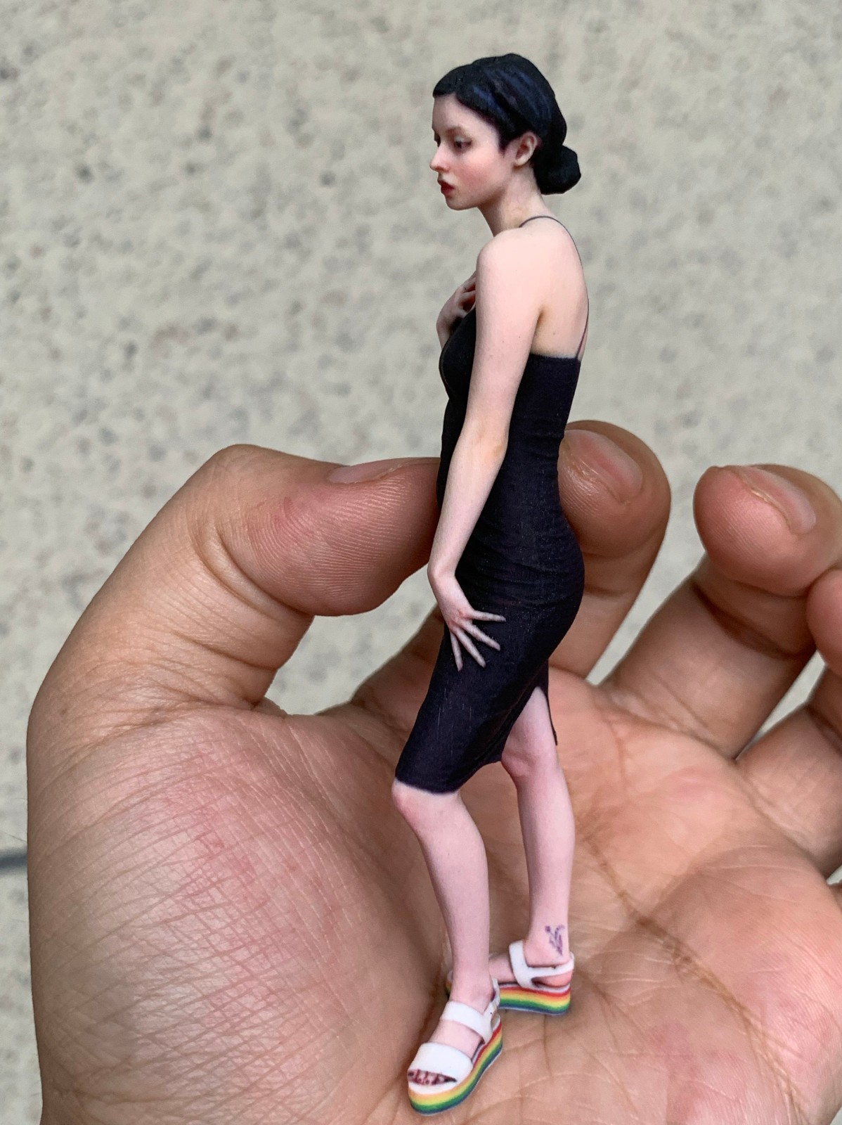 1/18 1/16 1/12 1/10 Niña Resina Figuras Diorama Modelo Para Coches Trenes - Imagen 111 de 136