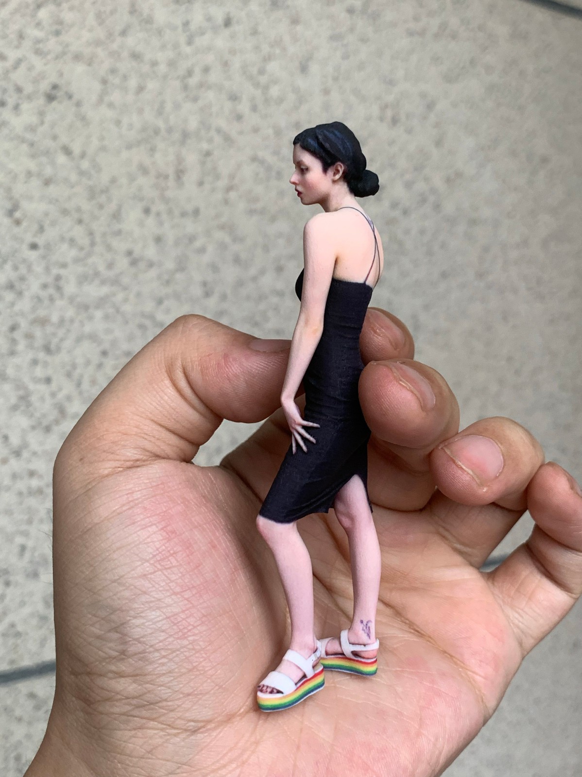 1/18 1/16 1/12 1/10 Niña Resina Figuras Diorama Modelo Para Coches Trenes - Imagen 115 de 136