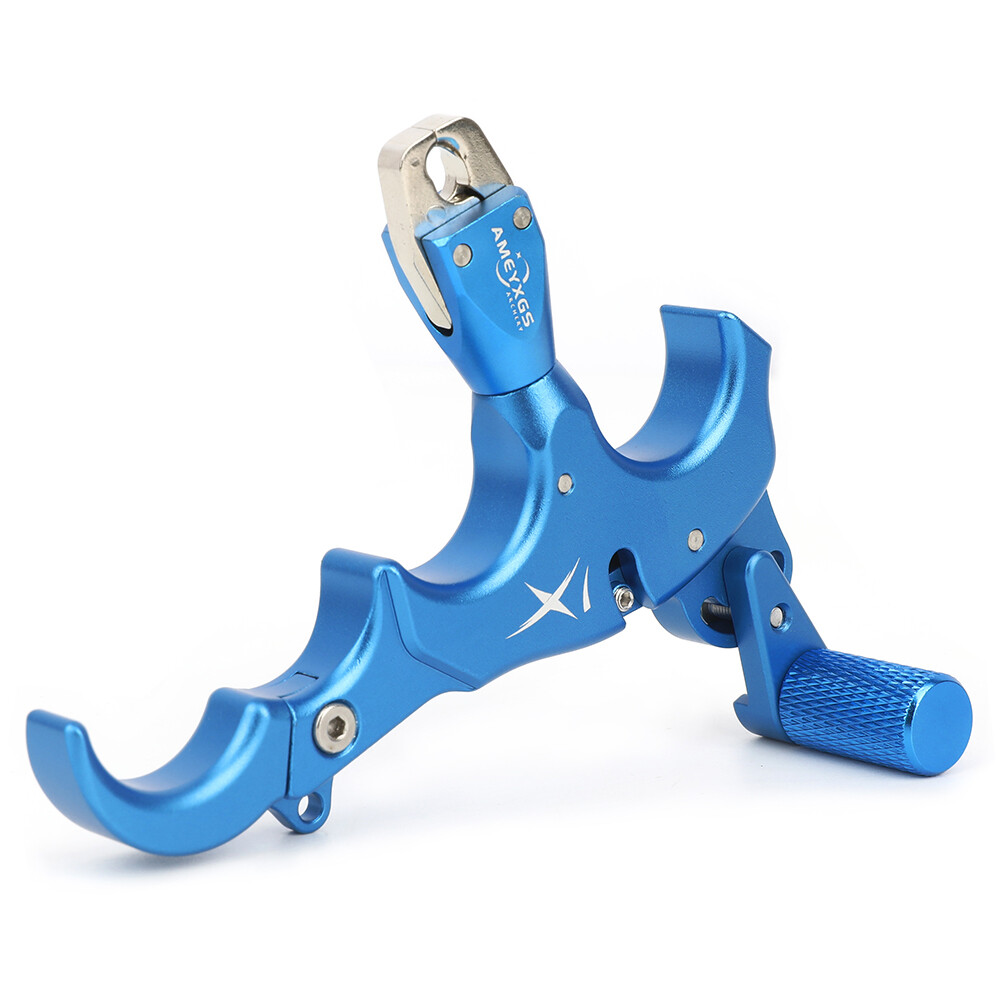 3/4 Finger Release Aids Compound Bow Grip Thumb Trigger Caliper Archery Hunting - Picture 14 of 15