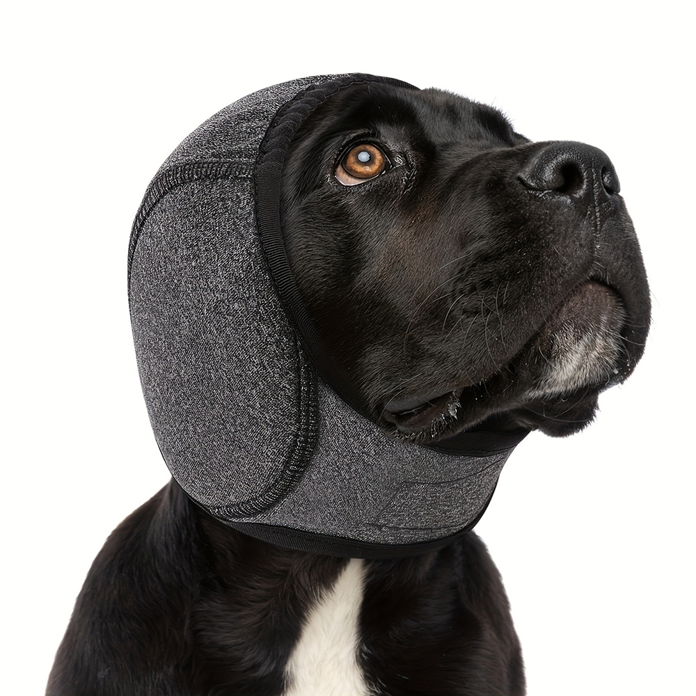 Pet Ear Protection Cover Machine Washable Polyester for Dogs Headwear Safety