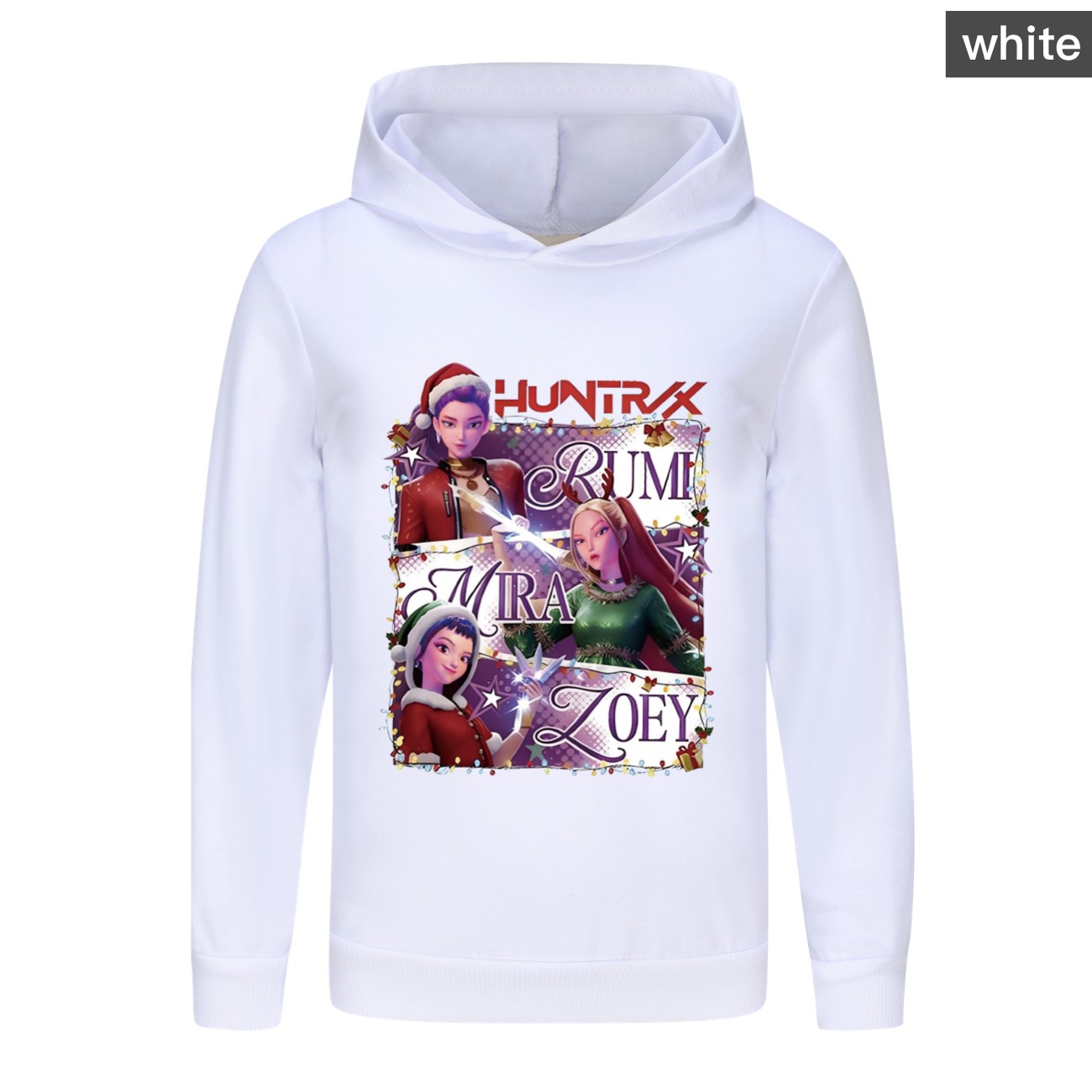 Kids Girls Devil Hunters Christmas Hoodie Kpop Casual Sweatshirt Top Xmas Gifts - Picture 25 of 52