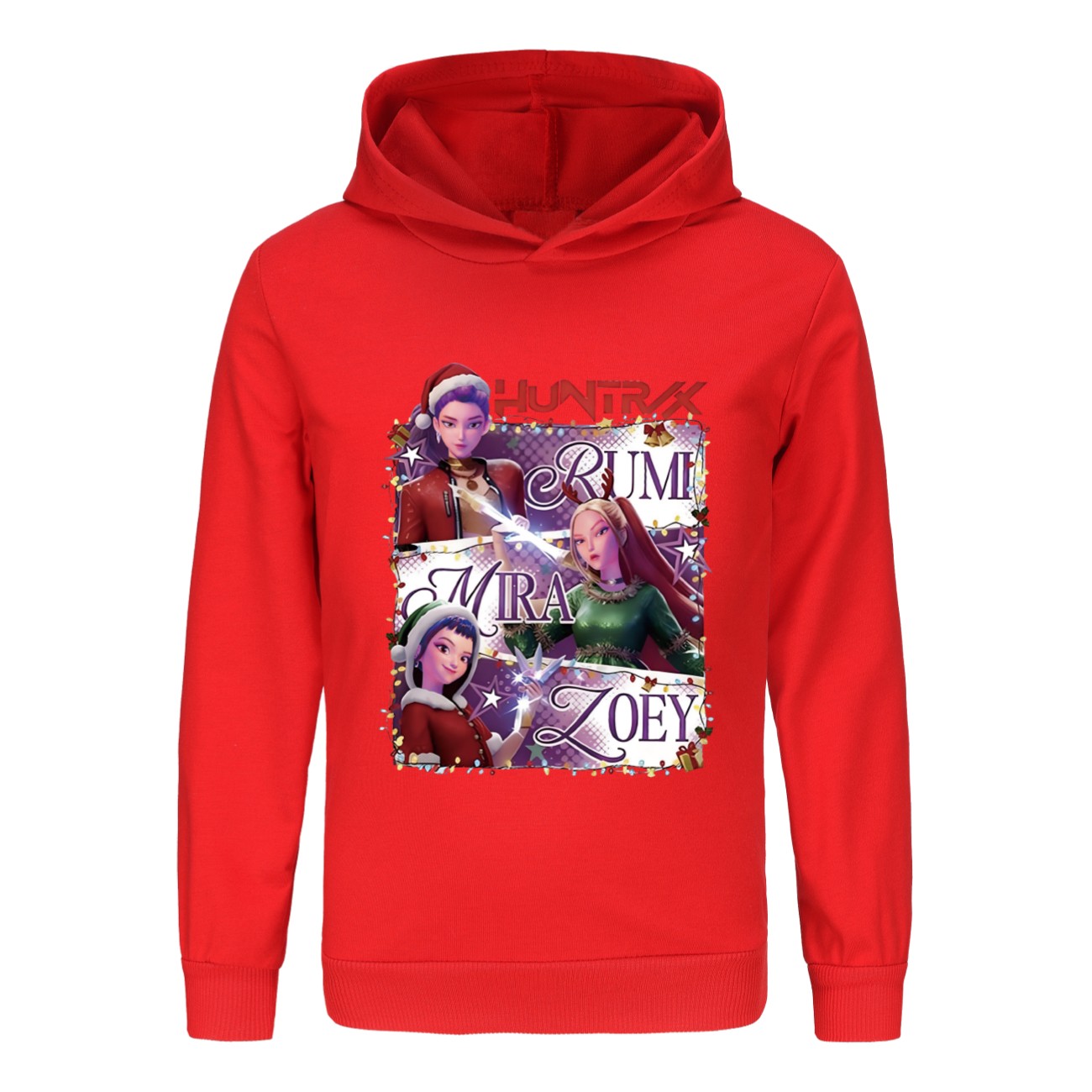 Kids Girls Devil Hunters Christmas Hoodie Kpop Casual Sweatshirt Top Xmas Gifts - Picture 27 of 52