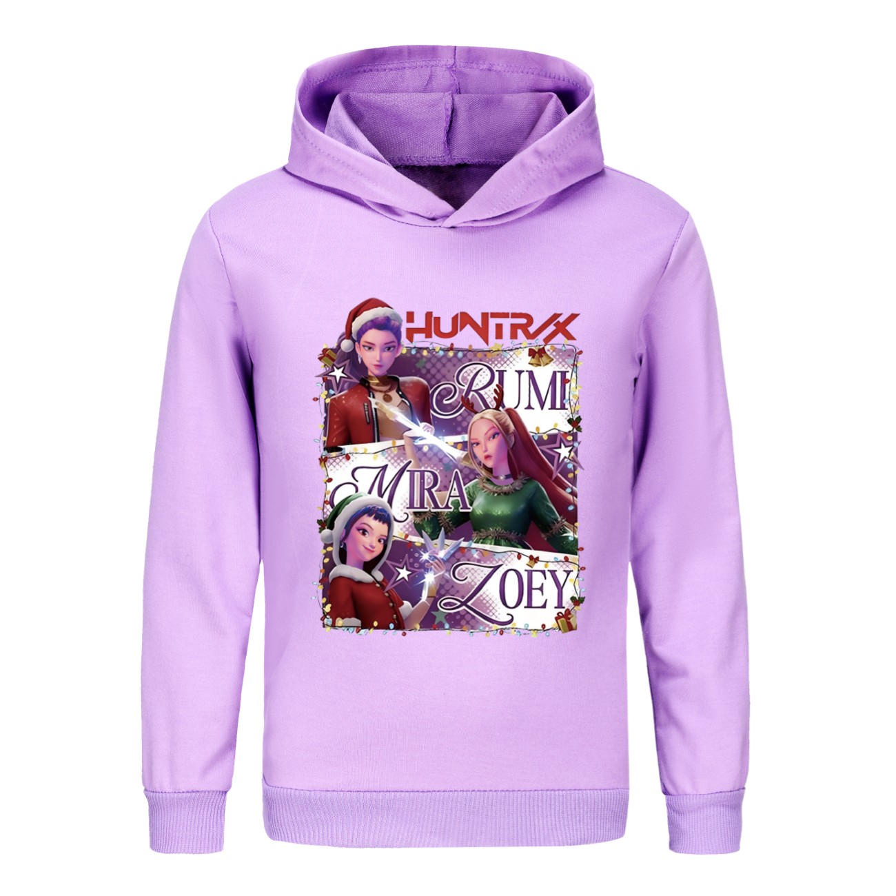 Kids Girls Devil Hunters Christmas Hoodie Kpop Casual Sweatshirt Top Xmas Gifts - Picture 28 of 52