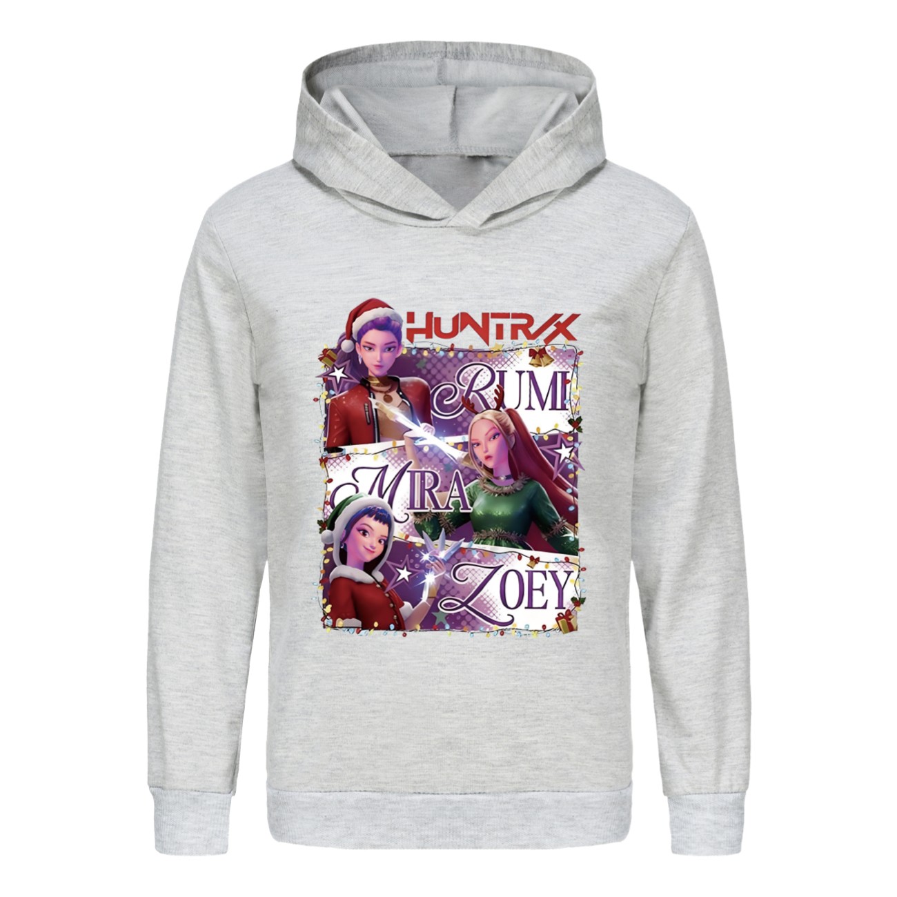 Kids Girls Devil Hunters Christmas Hoodie Kpop Casual Sweatshirt Top Xmas Gifts - Picture 29 of 52