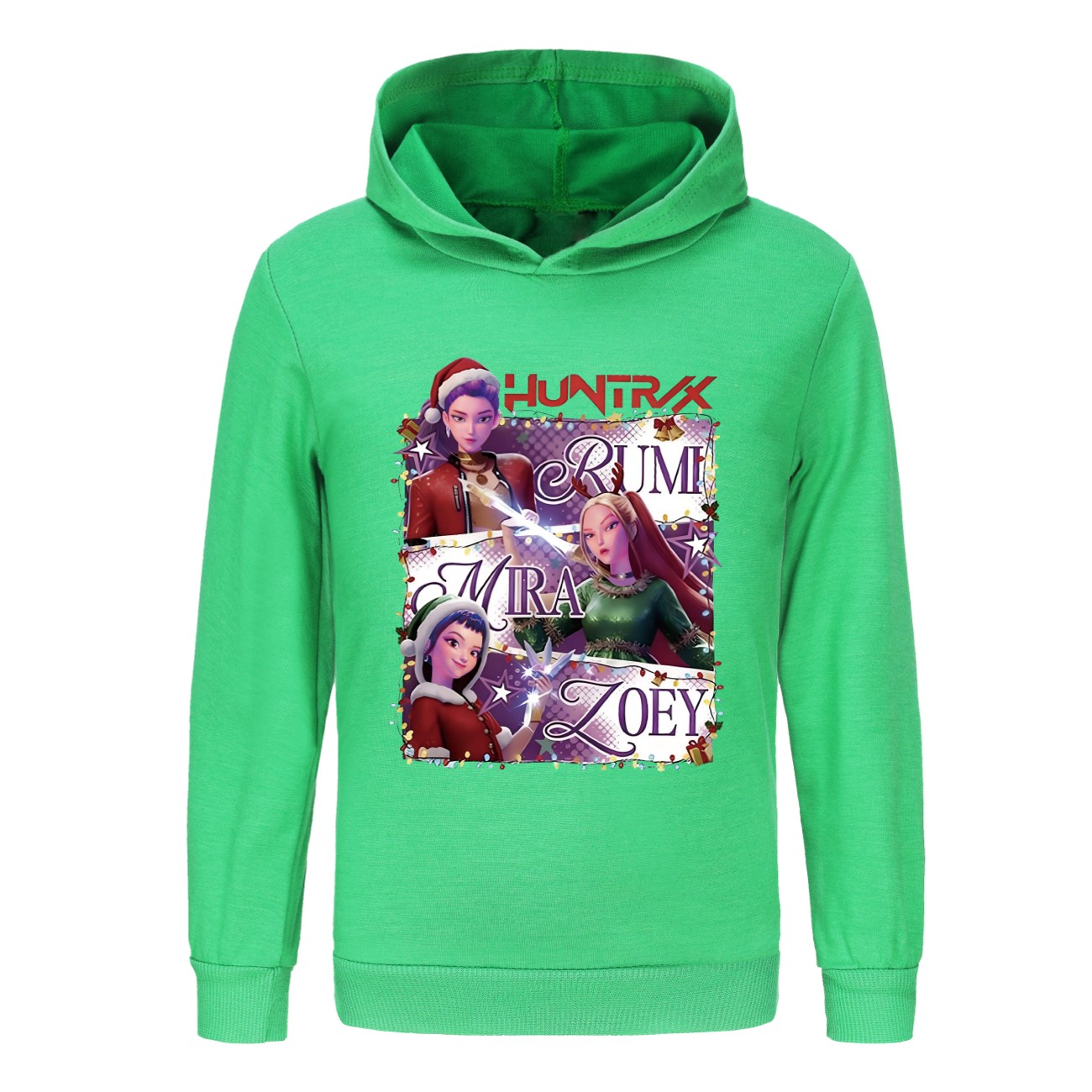 Kids Girls Devil Hunters Christmas Hoodie Kpop Casual Sweatshirt Top Xmas Gifts - Picture 30 of 52