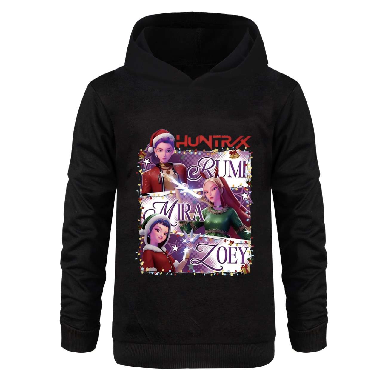 Kids Girls Devil Hunters Christmas Hoodie Kpop Casual Sweatshirt Top Xmas Gifts - Picture 31 of 52