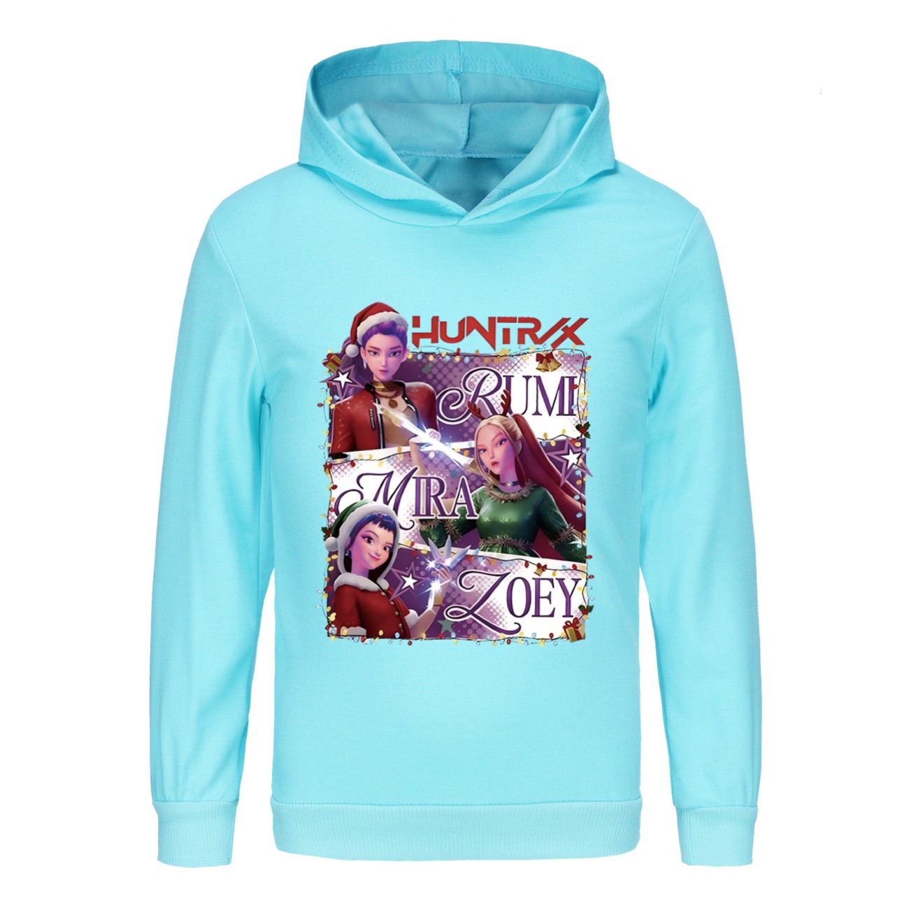 Kids Girls Devil Hunters Christmas Hoodie Kpop Casual Sweatshirt Top Xmas Gifts - Picture 32 of 52