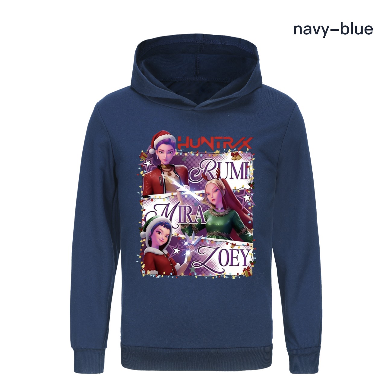 Kids Girls Devil Hunters Christmas Hoodie Kpop Casual Sweatshirt Top Xmas Gifts - Picture 33 of 52