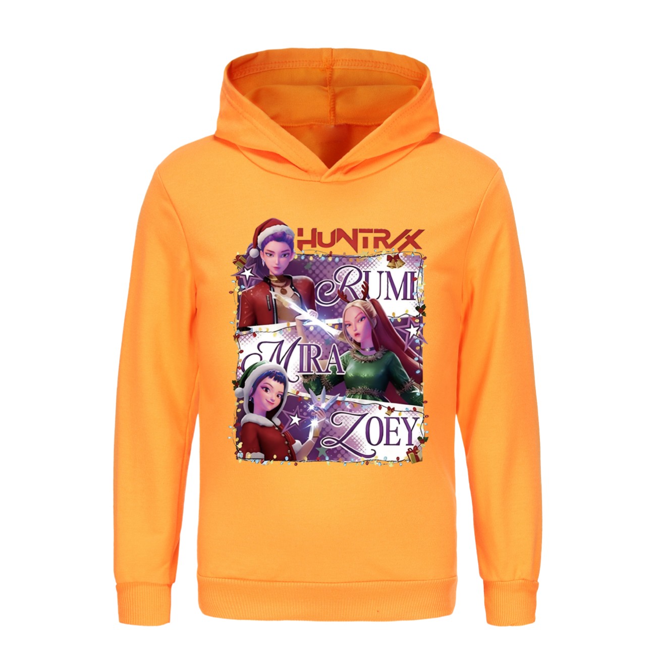 Kids Girls Devil Hunters Christmas Hoodie Kpop Casual Sweatshirt Top Xmas Gifts - Picture 37 of 52