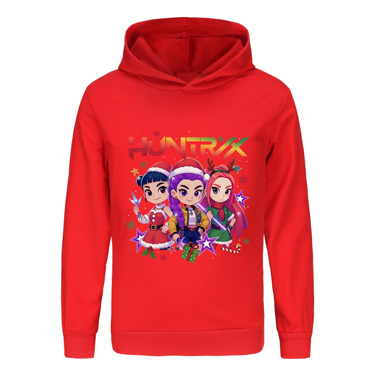 Kids Girls Devil Hunters Christmas Hoodie Kpop Casual Sweatshirt Top Xmas Gifts - Picture 40 of 52