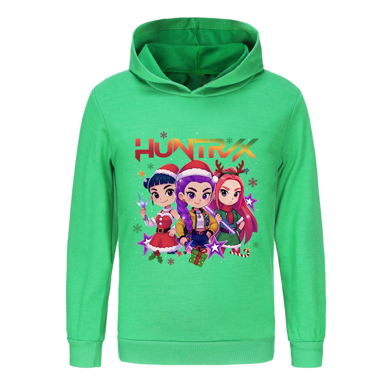 Kids Girls Devil Hunters Christmas Hoodie Kpop Casual Sweatshirt Top Xmas Gifts - Picture 43 of 52
