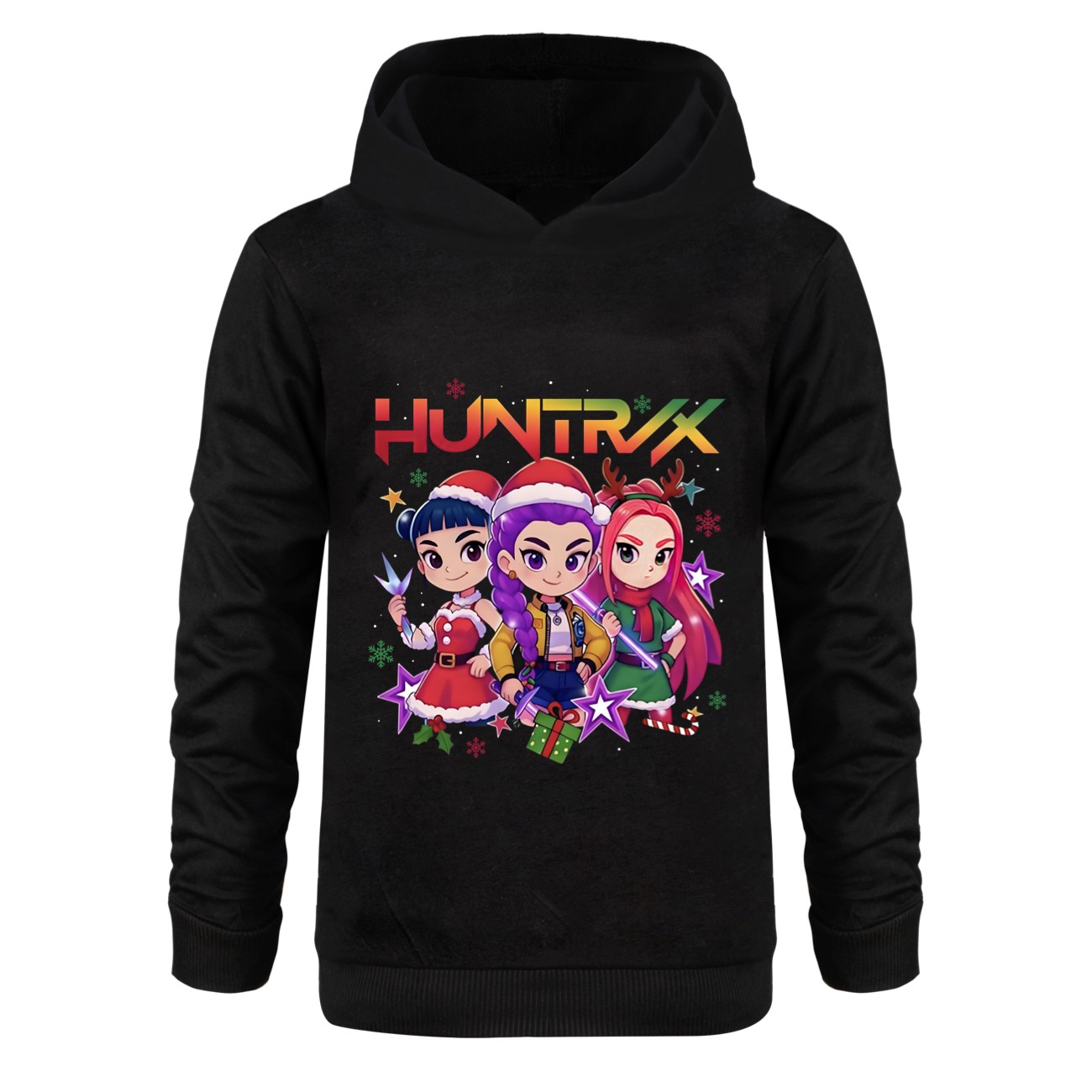 Kids Girls Devil Hunters Christmas Hoodie Kpop Casual Sweatshirt Top Xmas Gifts - Picture 44 of 52